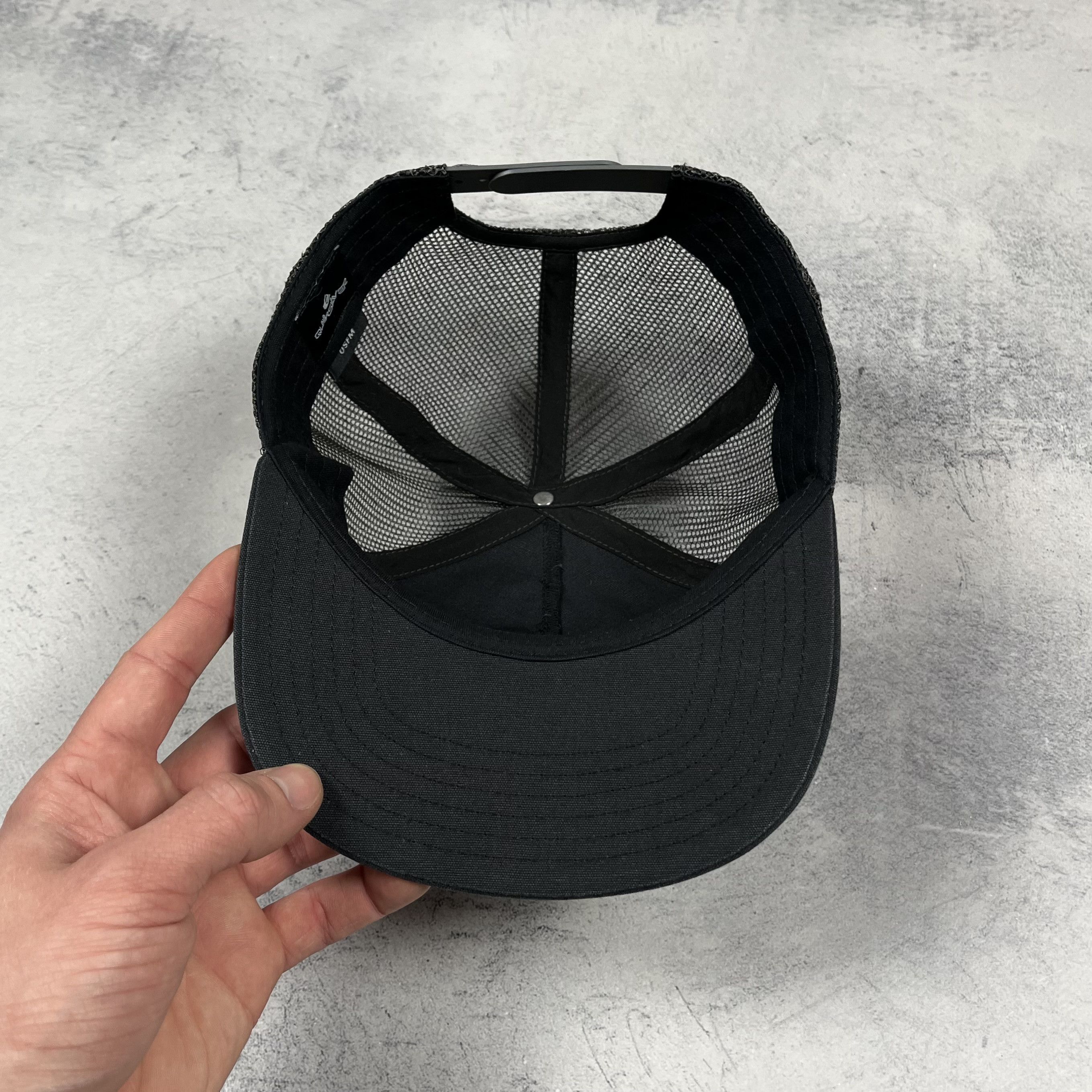 Quiksilver Quicksilver Y2K Surf Big Logo Retro Trucker Cap Size ONE SIZE - 8 Thumbnail