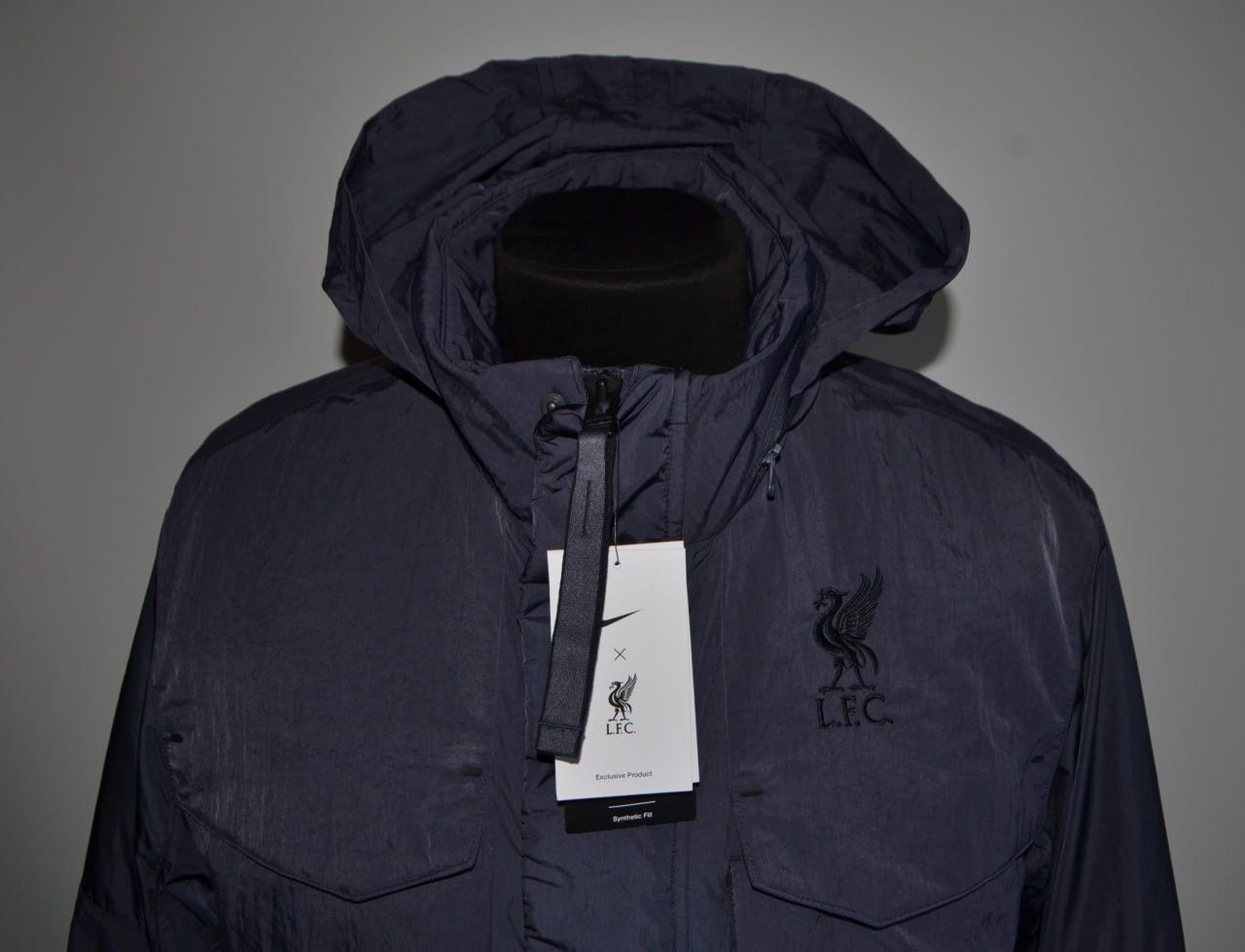 Nike NIKE PUFFER JACKET LIVERPOOL Hooded FC SYN FL VIOLET Size L Size US L / EU 52-54 / 3 - 2 Thumbnail