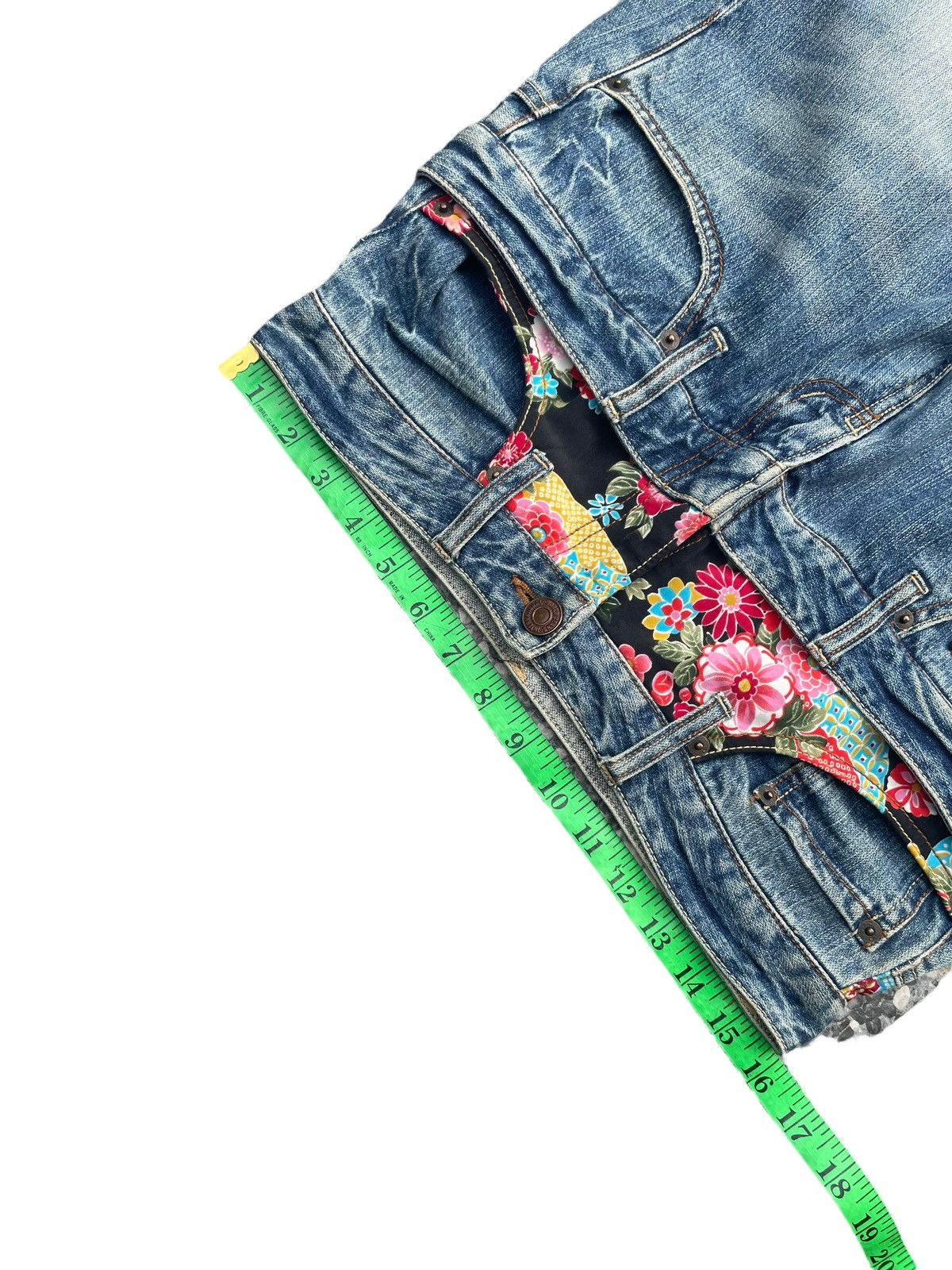 If Six Was Nine Dominate Handcrafted Double Waist Denim Size US 31 - 16 Thumbnail