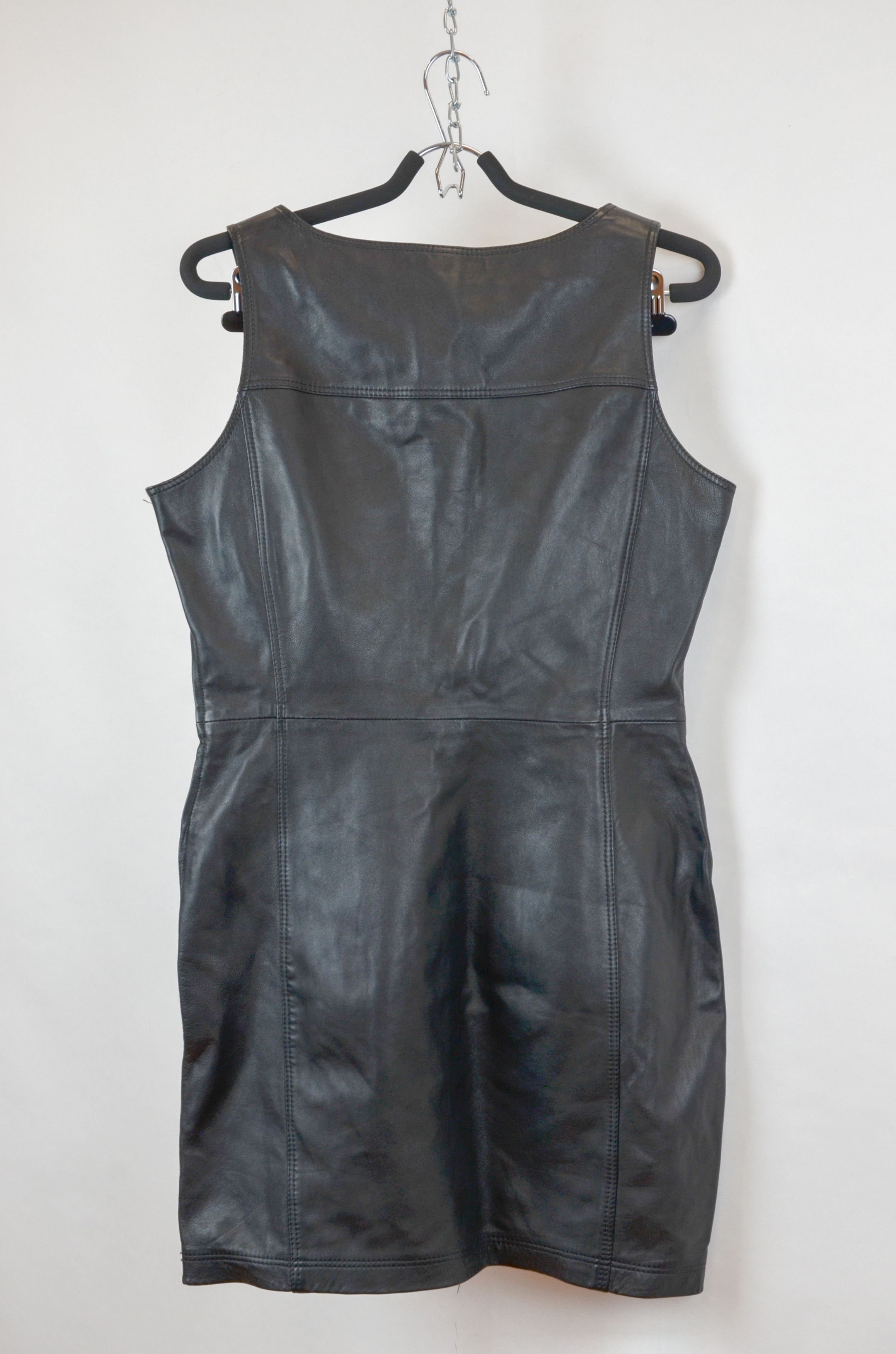 Versace × Versus Versace VERSUS VERSACE Rare Leather Mini Dress - S Size S / US 4 / IT 40 - 2 Thumbnail
