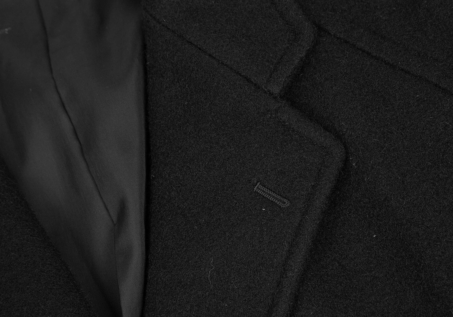 Comme des Garcons Homme Plus Melton Duffle Coat in Black, Size M Size US M / EU 48-50 / 2 - 4 Thumbnail