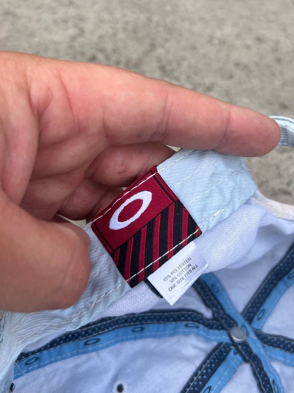 Oakley × Vintage Vintage 90s Oakley Hat Cap Rare Hype Steel logo Streetwear Size ONE SIZE - 8 Thumbnail