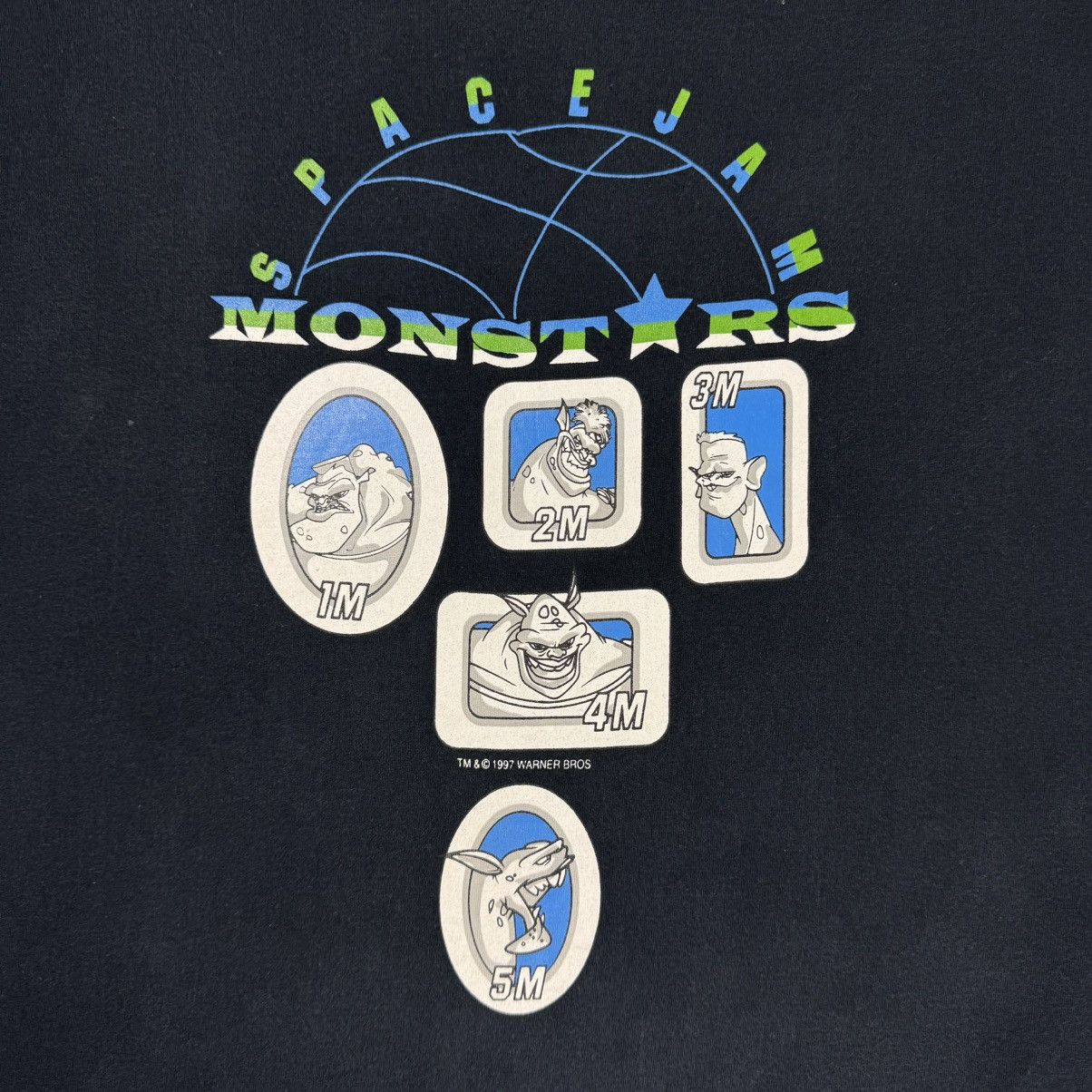 Vintage Vintage Spacejam MONSTER Character T-shirt Size US XL / EU 56 / 4 - 6 Thumbnail