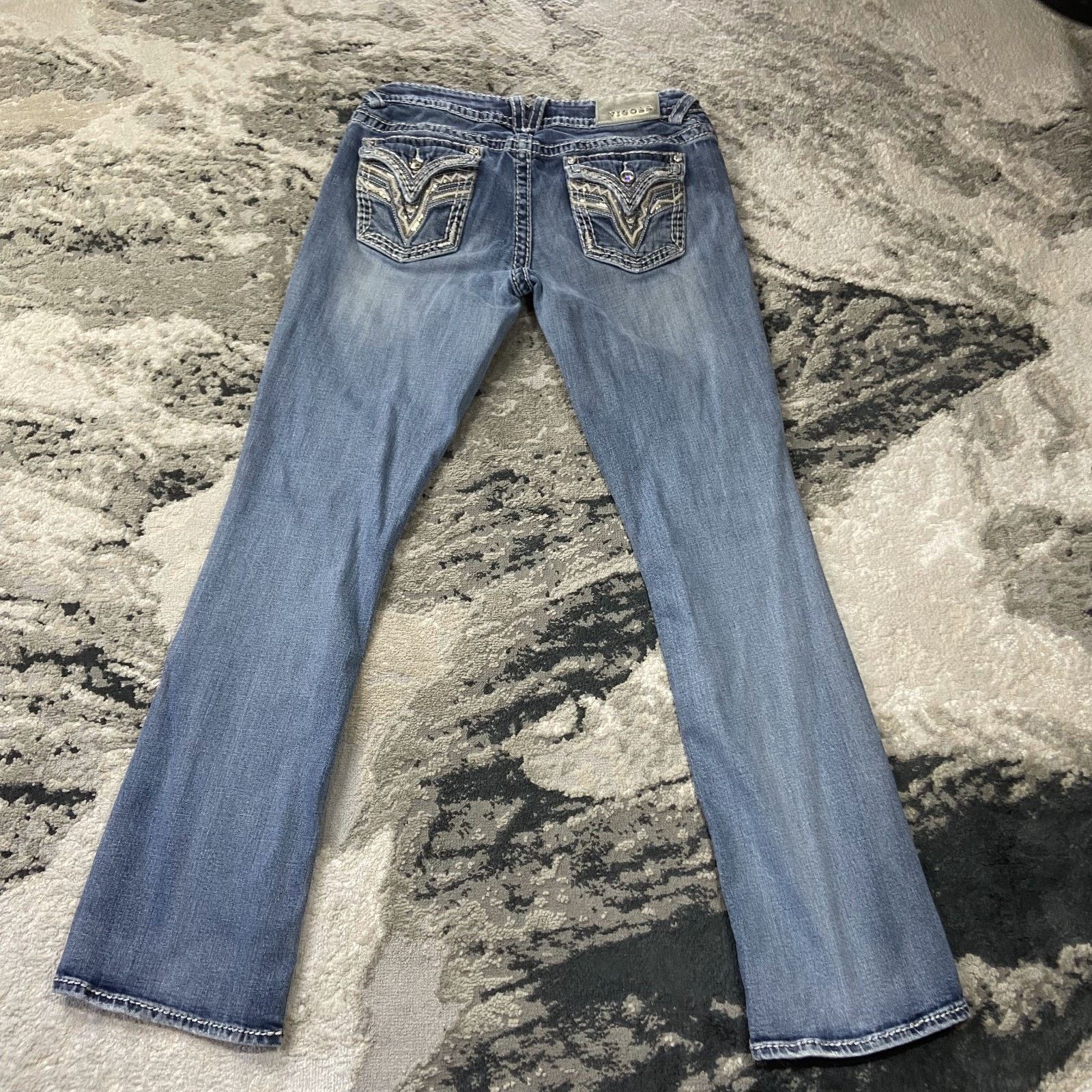 & Other Stories Y2K Vigoss The New York Slim Boot Jeans Womens 9/10 Vintage Size 24" / US 00 / IT 34 - 2 Thumbnail