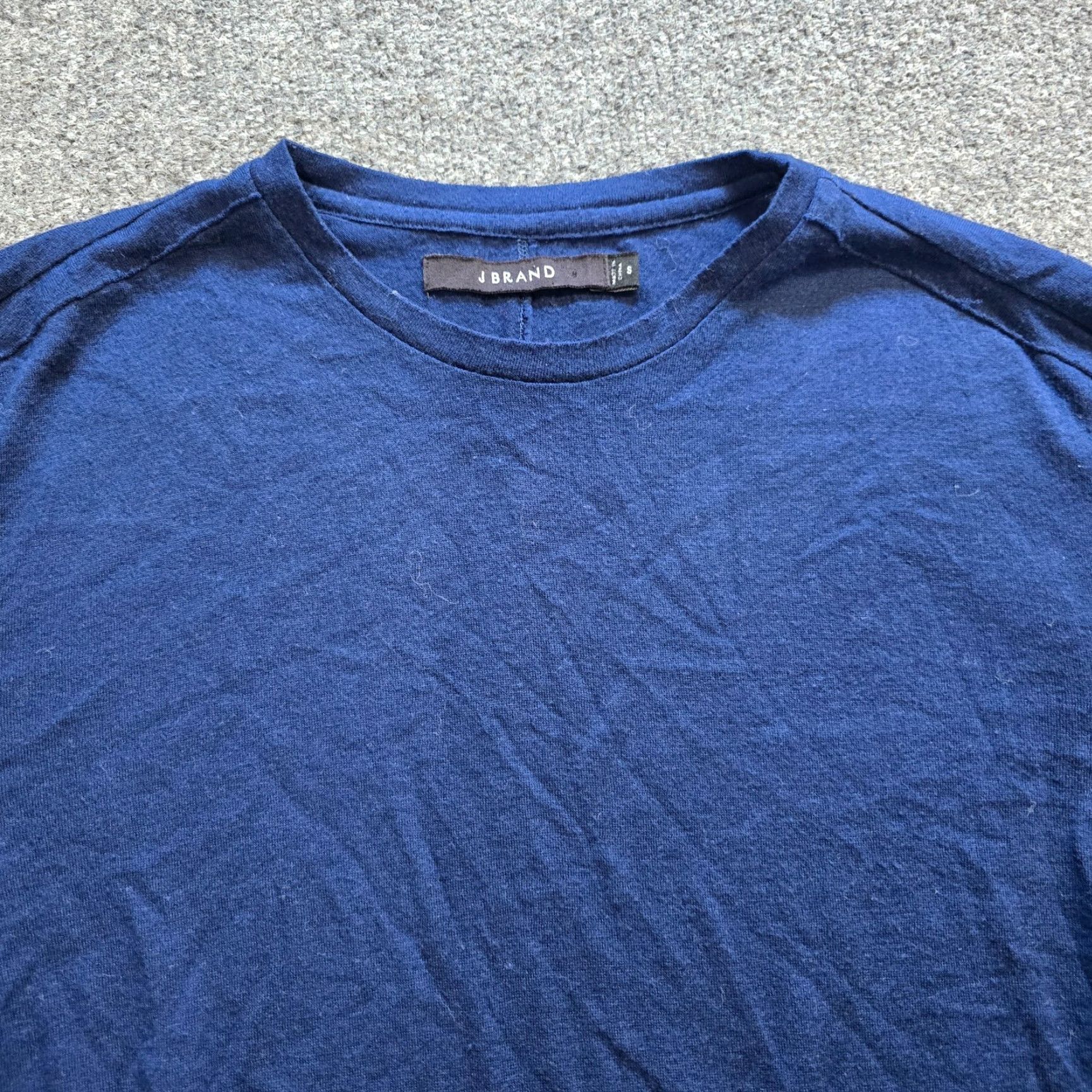 J Brand J Brand Sweater Womens Size S Blue Cashmere Wool Blend Long Sleeve Pullover Size S / US 4 / IT 40 - 2 Thumbnail