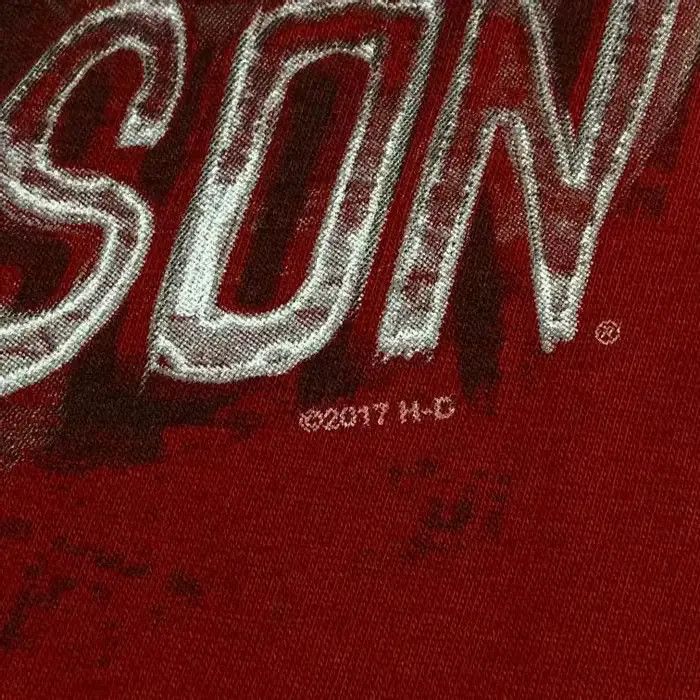 Harley Davidson T Shirt Vintage Harley Davidson M Red Big Print Weser - EMS Size US M / EU 48-50 / 2 - 4 Thumbnail