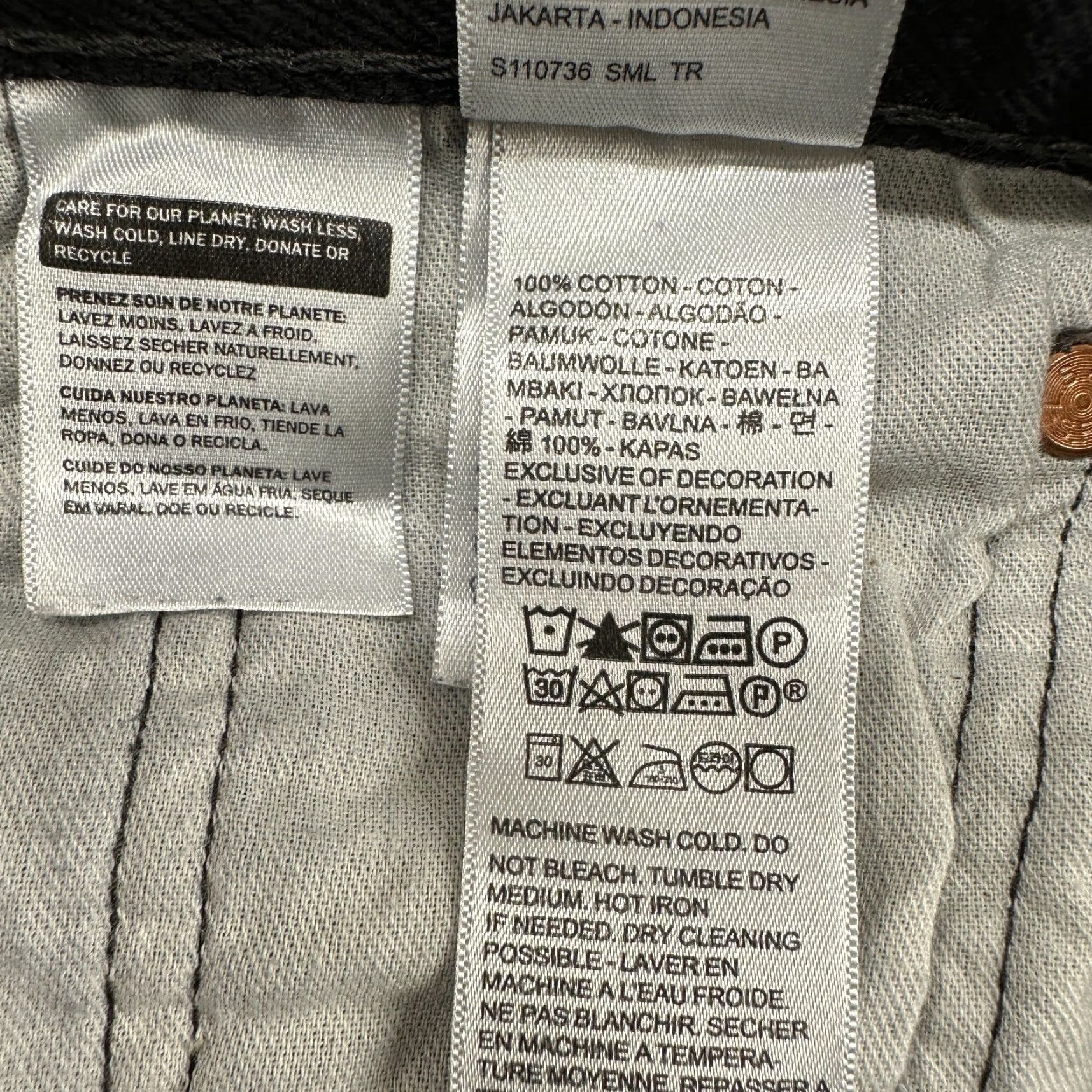 Levi's Levi's 501 Jeans Mens 30x32 Black Dark Wash Straight Leg Regular Fit Button Fly 5-Pocket Denim Cotton Spring Fall Winter Summer Mens Regular Jeans Size US 30 / EU 46 - 6 Thumbnail