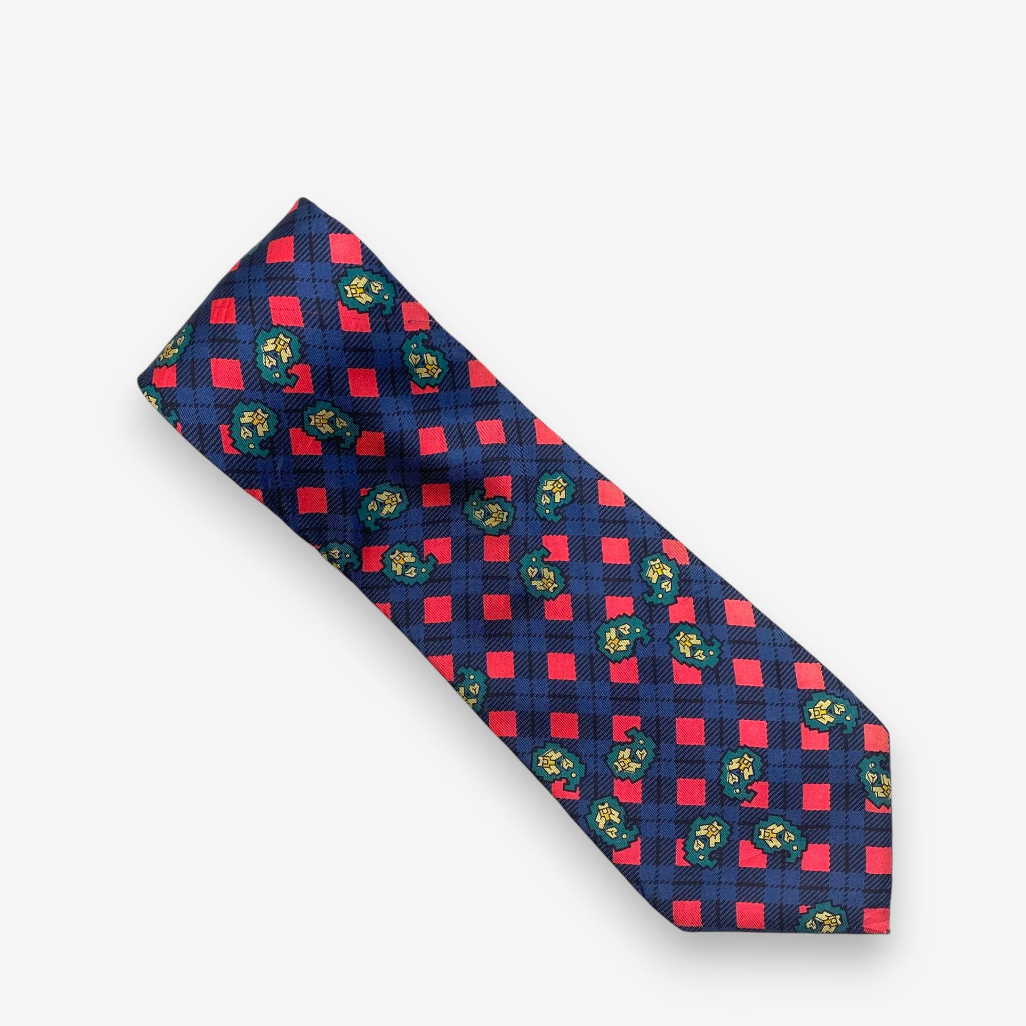 Japanese Brand Vintage Pierre Balmain SILK Necktie Cravate Pure Silk Size ONE SIZE - 1 Thumbnail