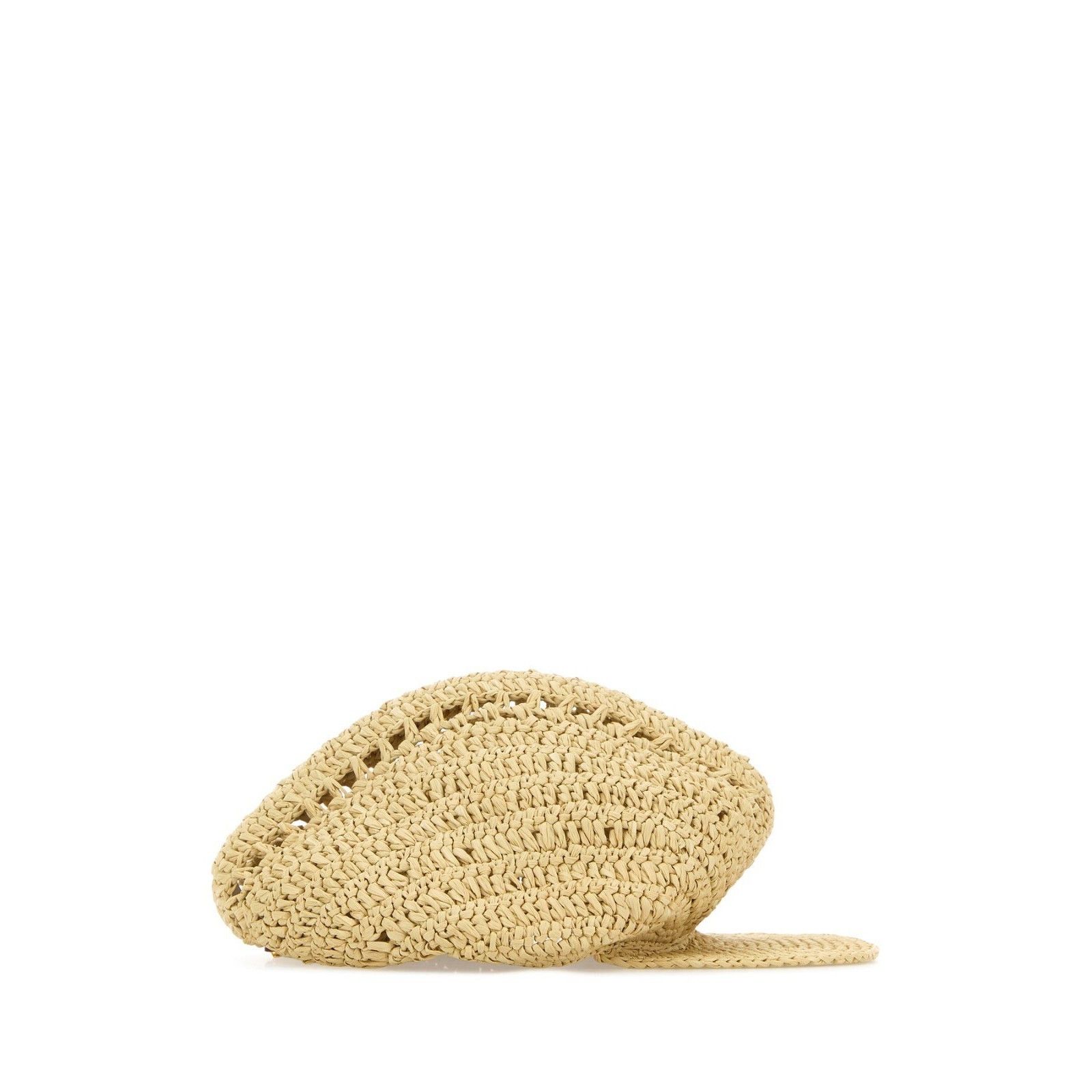 Prada PRADA Beige Raffia Baker Boy Hat New & Authentic (Women's si Size ONE SIZE - 2 Thumbnail