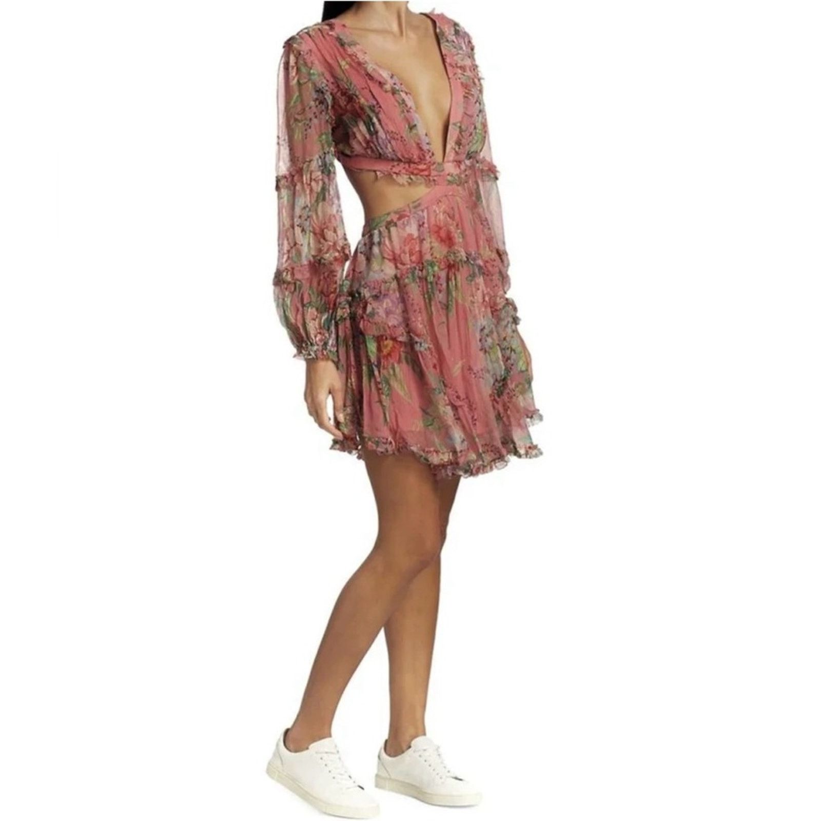 Zimmermann Zimmermann Bellitude Floating Silk Floral Dress Size 0 Size XS / US 0-2 / IT 36-38 - 8 Thumbnail