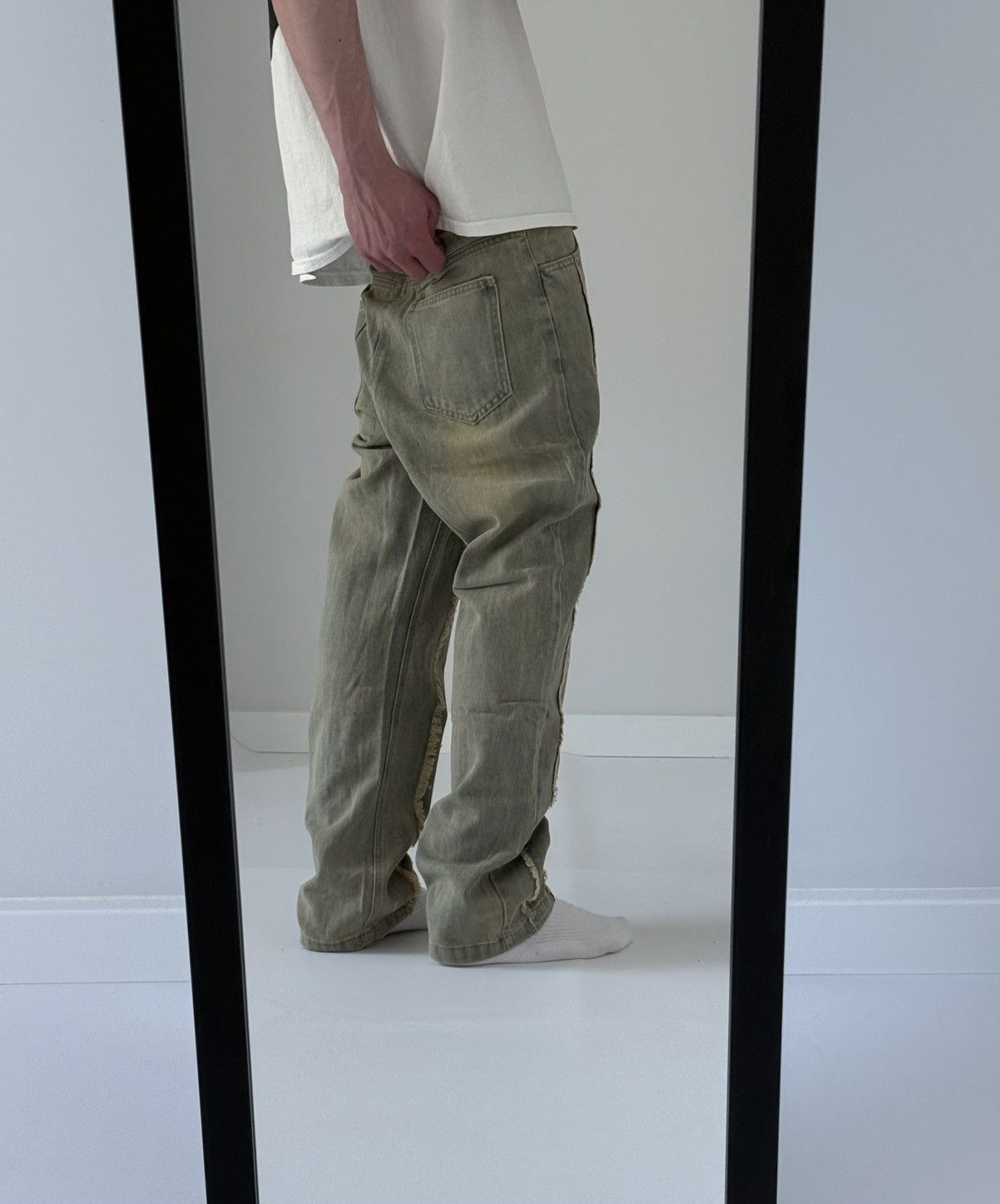 Other Vintage y2k buggy wide track streetwear avantgarde jeans Size US 31 - 8 Thumbnail