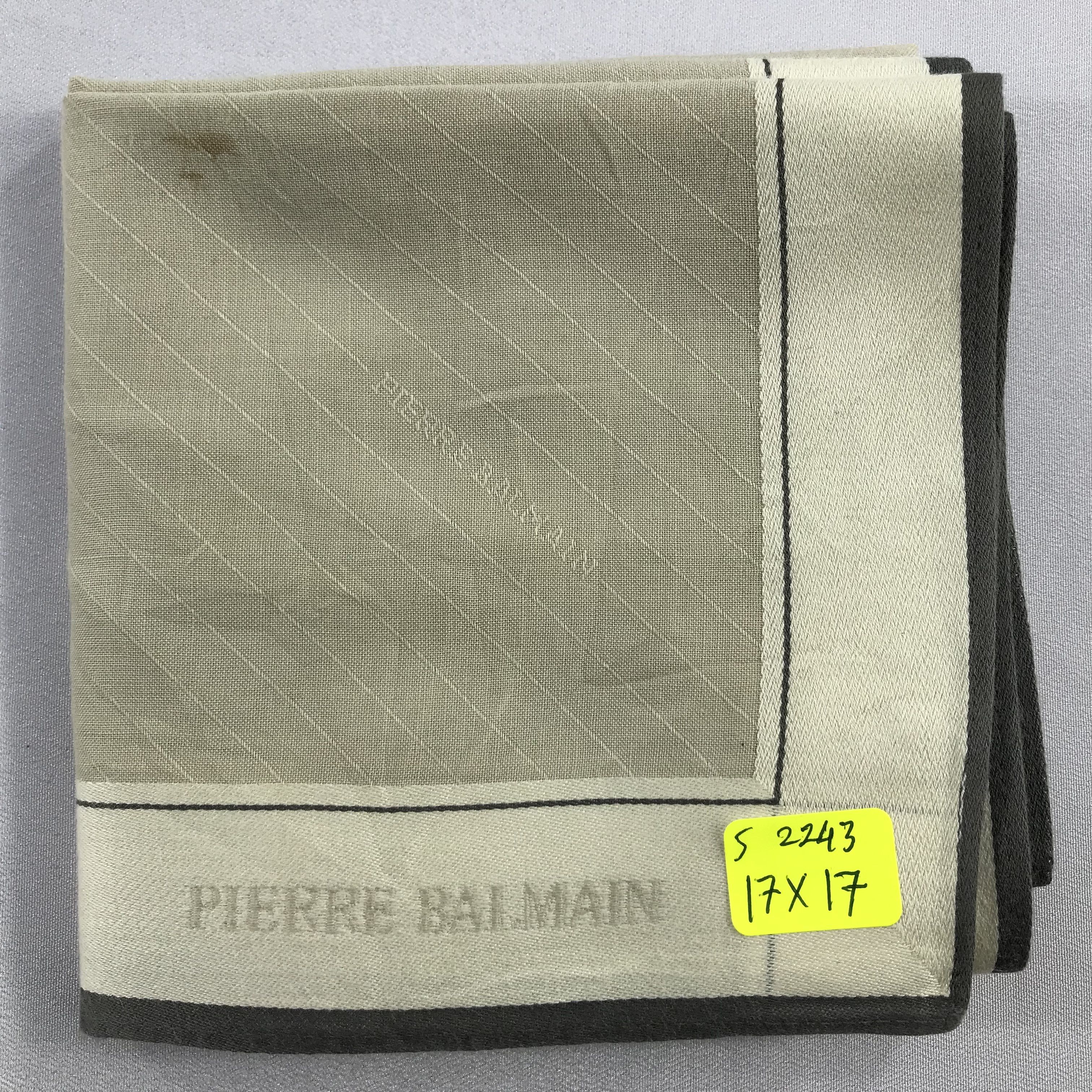 Pierre Balmain × Vintage Pierre Balmain Bandana / Handkerchief / Neckerchief - S2243 Size ONE SIZE - 5 Thumbnail