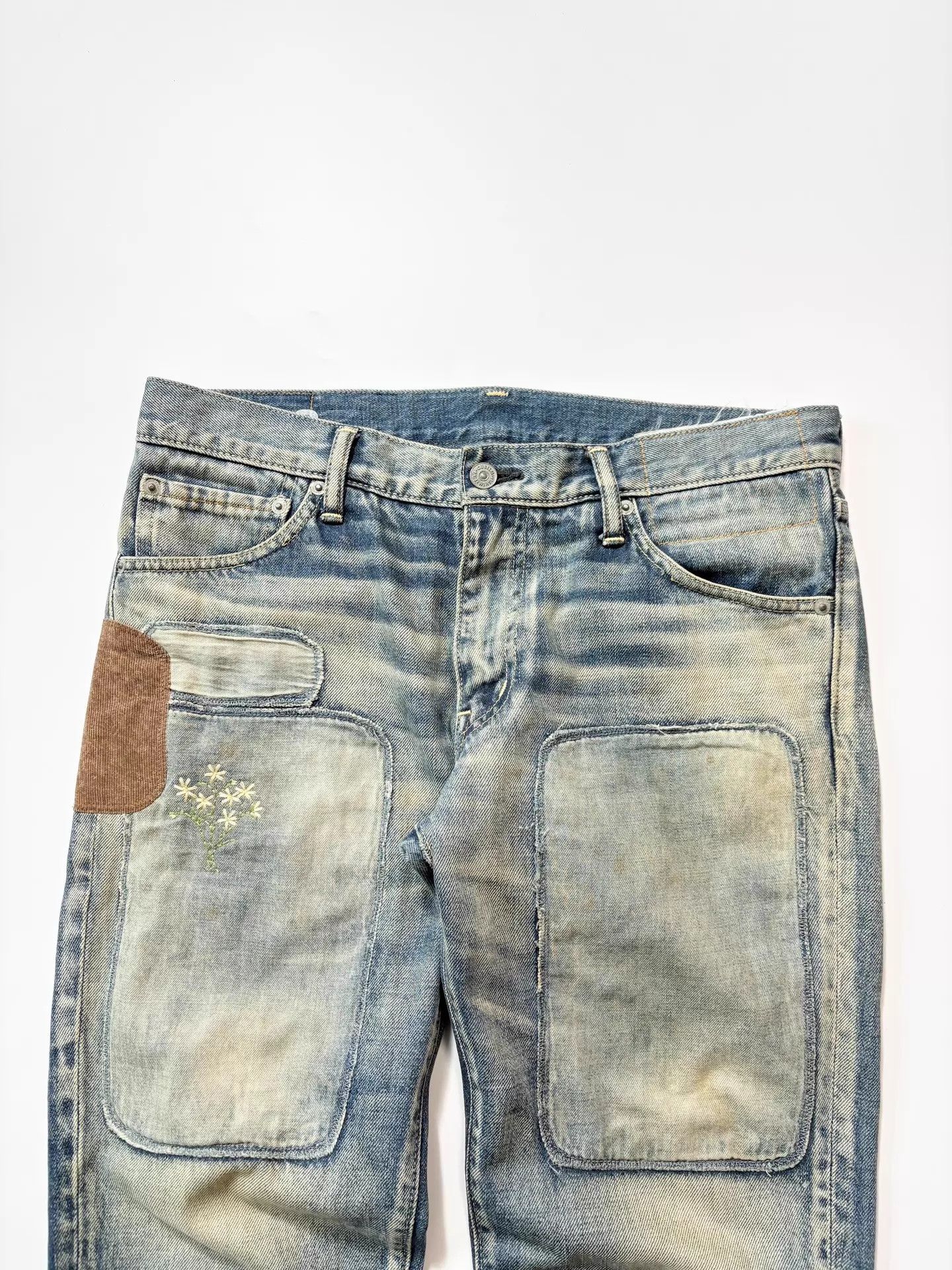 Visvim VISVIM 04D8 Floral Denim Jeans US 32 Size US 32 / EU 48 - 2 Thumbnail