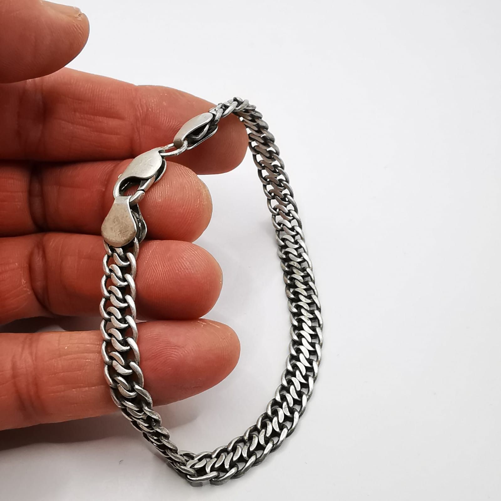 Sterling Silver Vintage Chic Bracelet Jewelry, 925 Sterling Silver 20,90g Size ONE SIZE - 5 Thumbnail