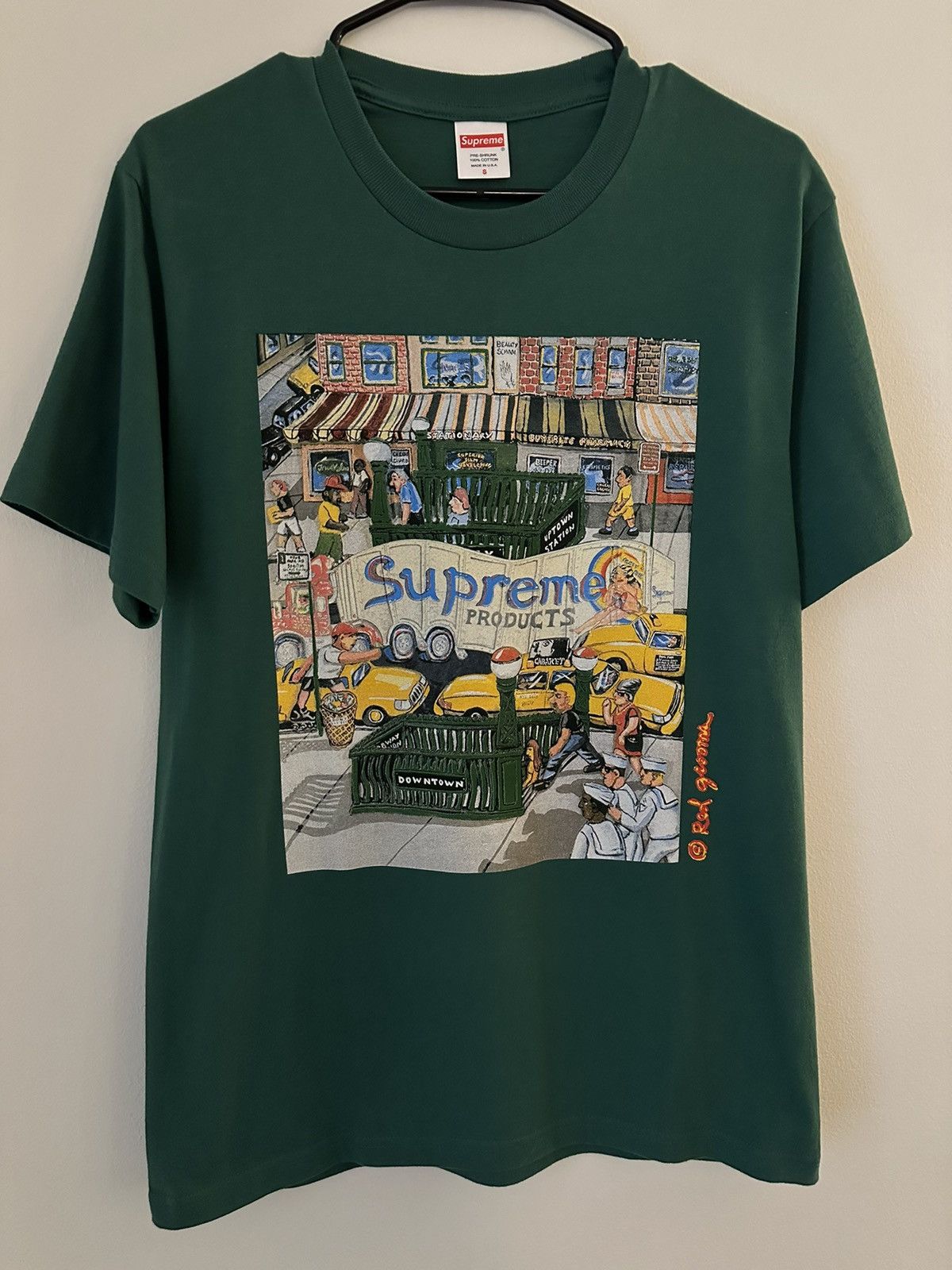 Supreme Supreme Manhattan Tee Size US S / EU 44-46 / 1 - 1 Thumbnail