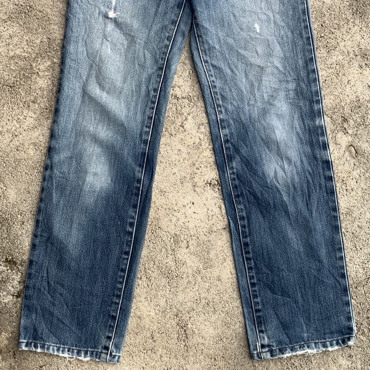 Edwin Vintage Edwin 402 Japan Distressed Denim Jeans W29 Size US 29 - 4 Thumbnail