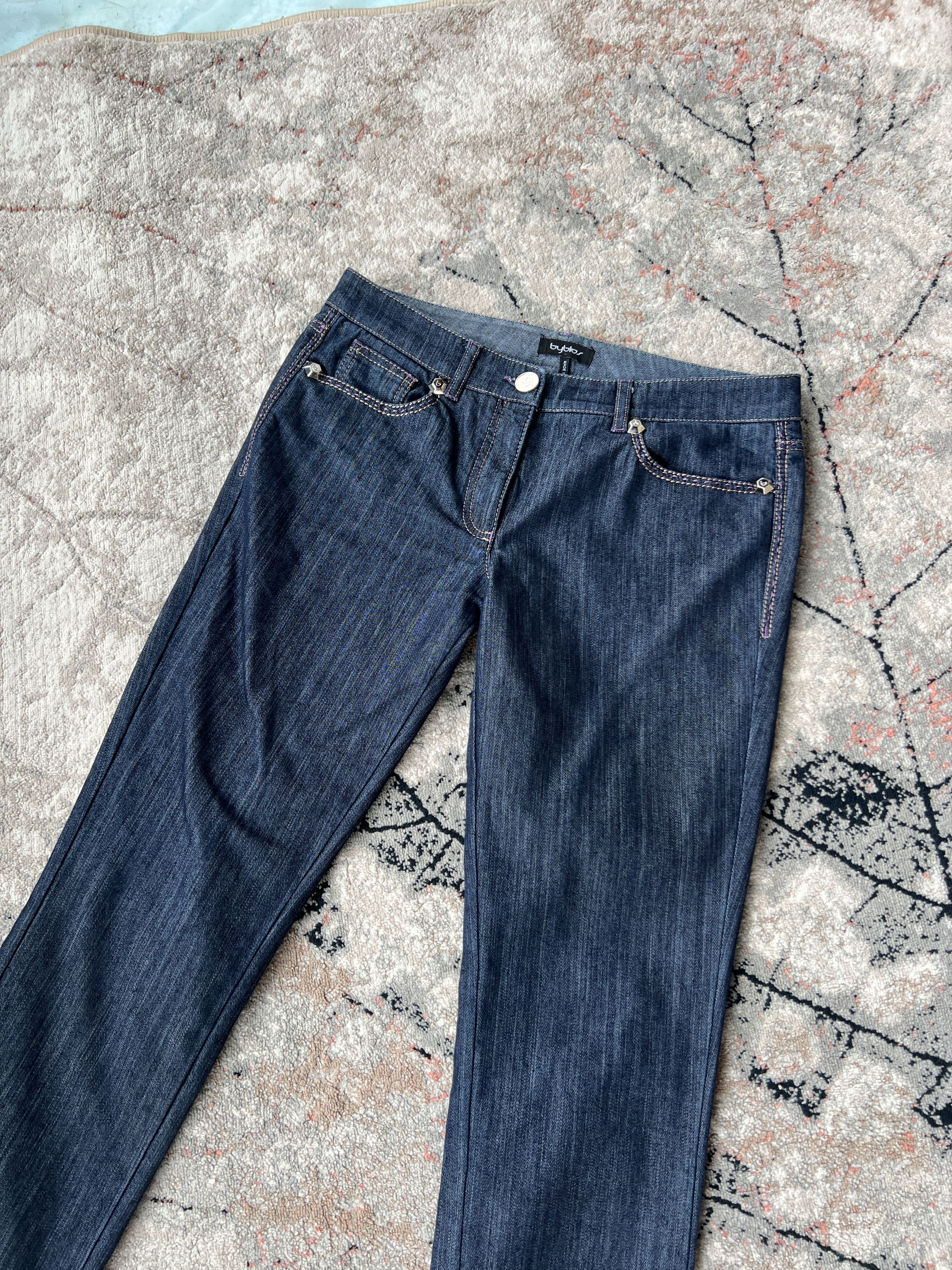Byblos Byblos Denim Pants Size 30" / US 8 / IT 44 - 2 Thumbnail