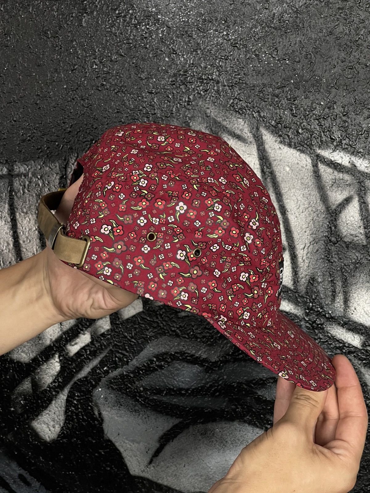 Vintage Krooked Skateboarding Multicolour 5 Panel Cap Size ONE SIZE - 5 Thumbnail