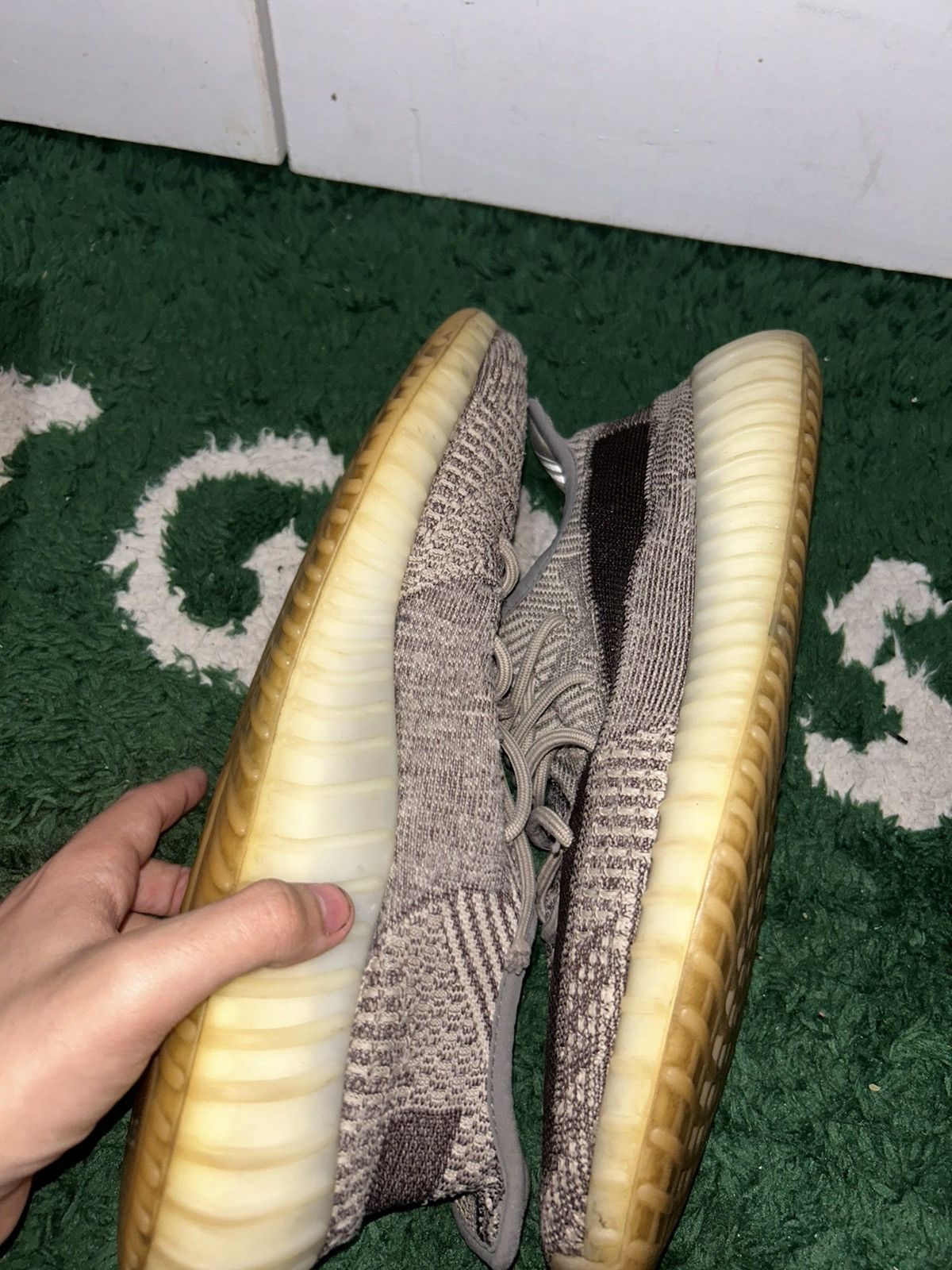 Adidas Size 13 - adidas Yeezy Boost 350 V2 Low Zyon used Size US 13 / EU 46 - 3 Thumbnail