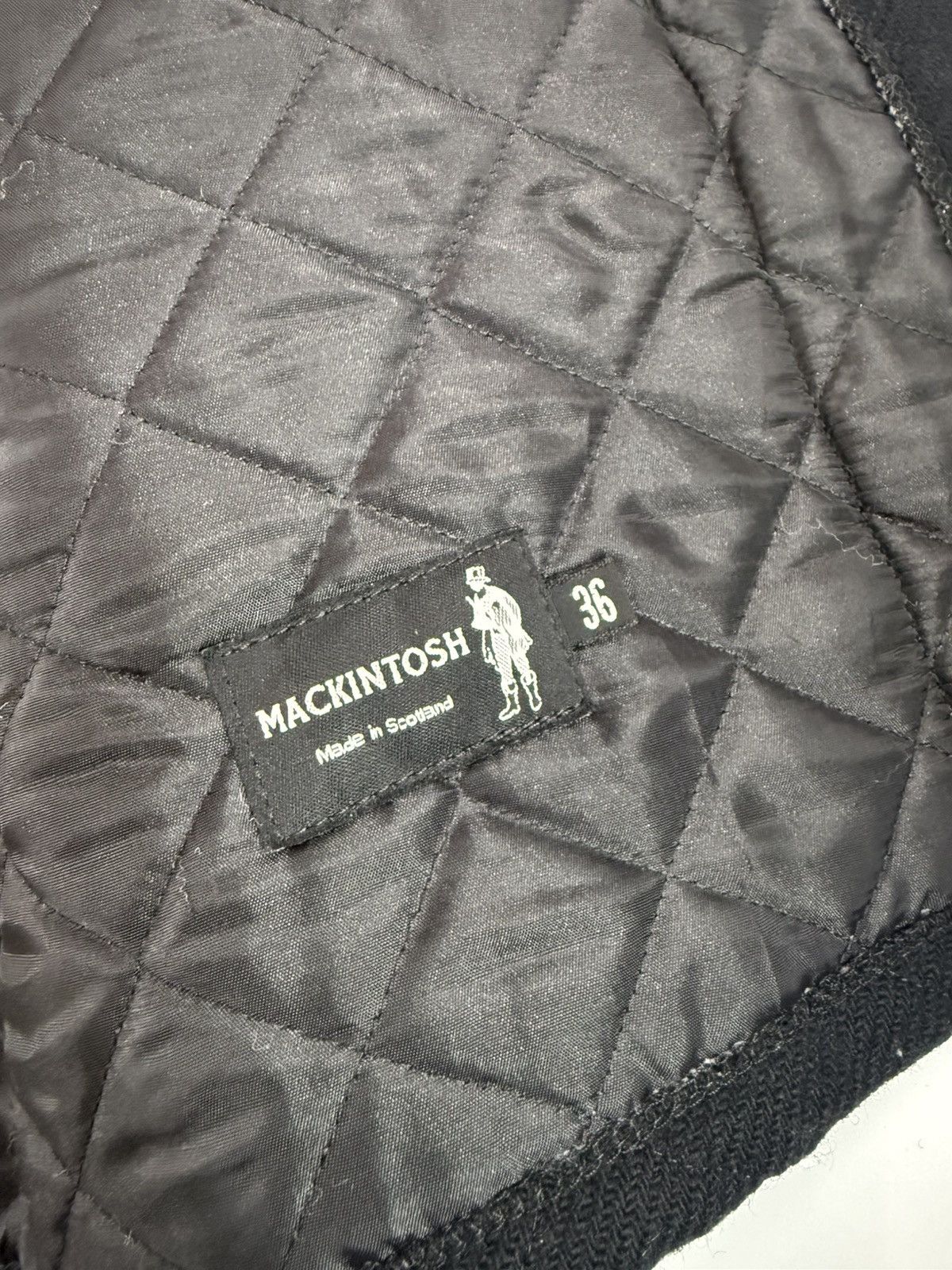 Mackintosh 🔥 Mackintosh Scotland wool Quilted Utility Light Jacket - 36 Size US S / EU 44-46 / 1 - 9 Thumbnail