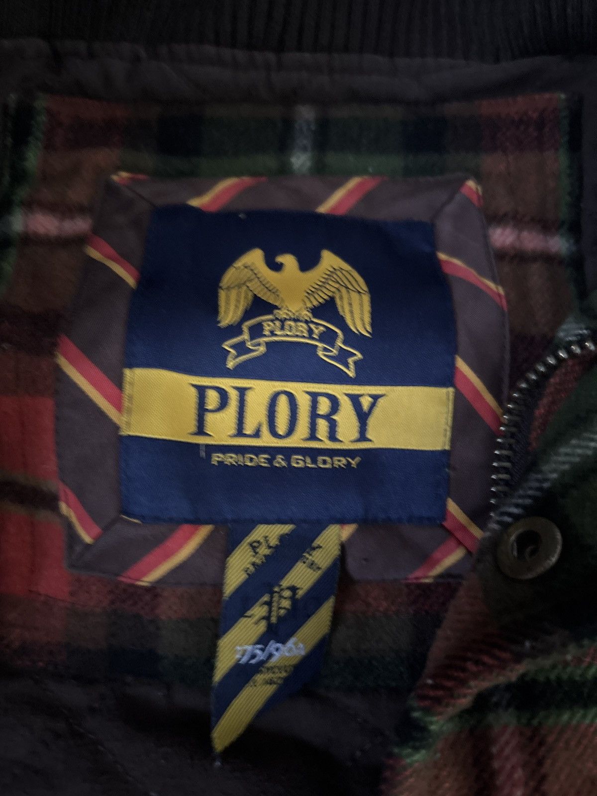 Designer × Vintage PLORY Heavyweight Plaid Jacket Size US M / EU 48-50 / 2 - 4 Thumbnail