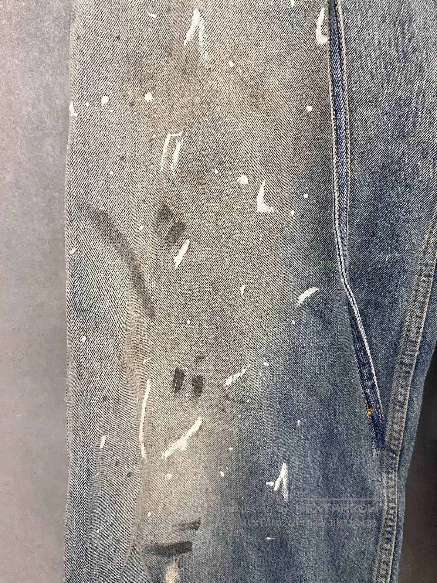 Acne Studios Acne Studios Blue Wide. Size 33" - 4 Thumbnail
