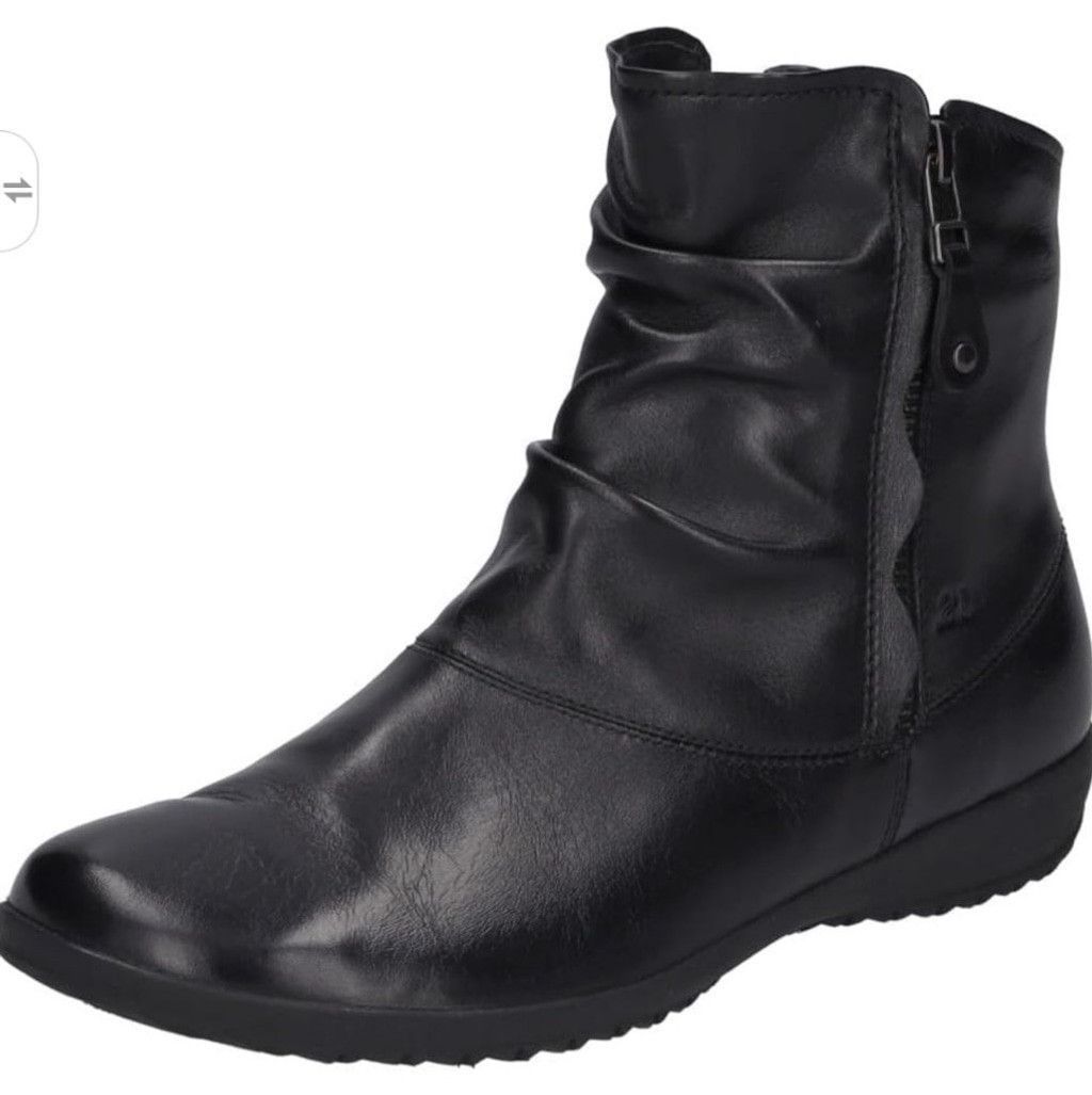 JOSEF SEIBAL Josef Seibel Naly 24 Rouched Soft Leather Booties Size 39 Size US 8.5 / IT 38.5 - 1 Thumbnail