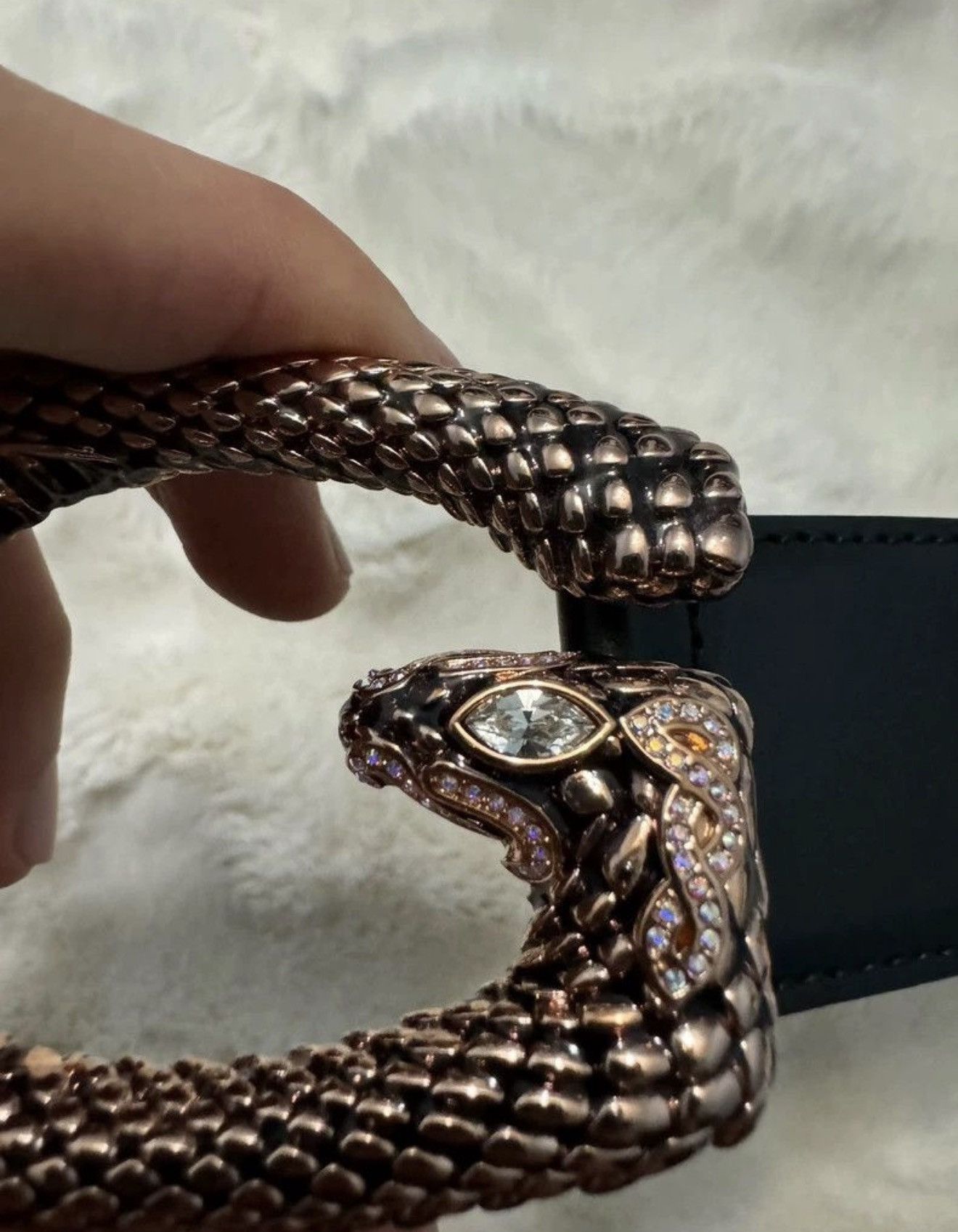 Gucci Brand new black Gucci belt with snake buckle Size ONE SIZE - 2 Thumbnail