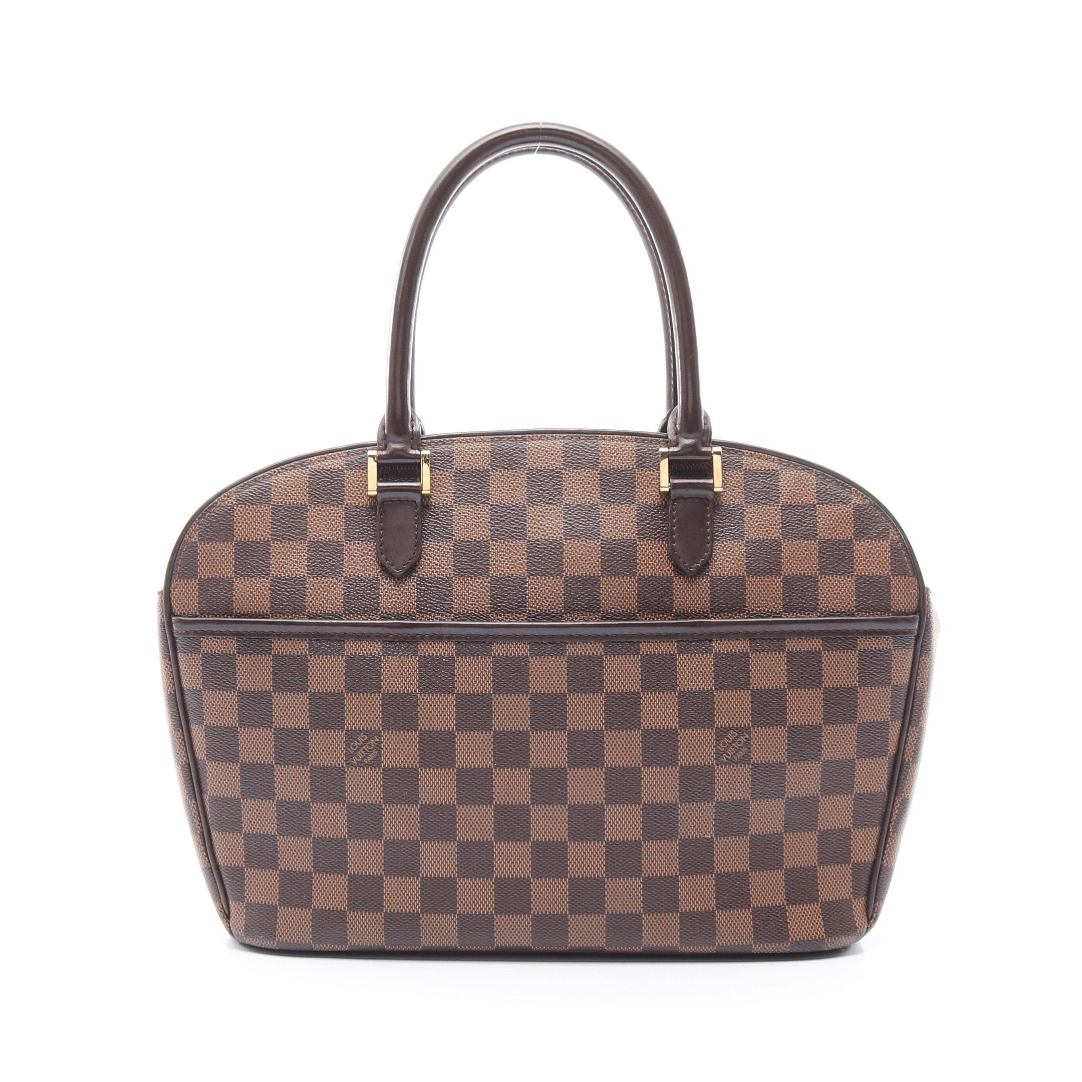 Louis Vuitton Louis Vuitton Saria Horizontal Damier Ebene Handbag Leather Brown Size ONE SIZE - 1 Thumbnail