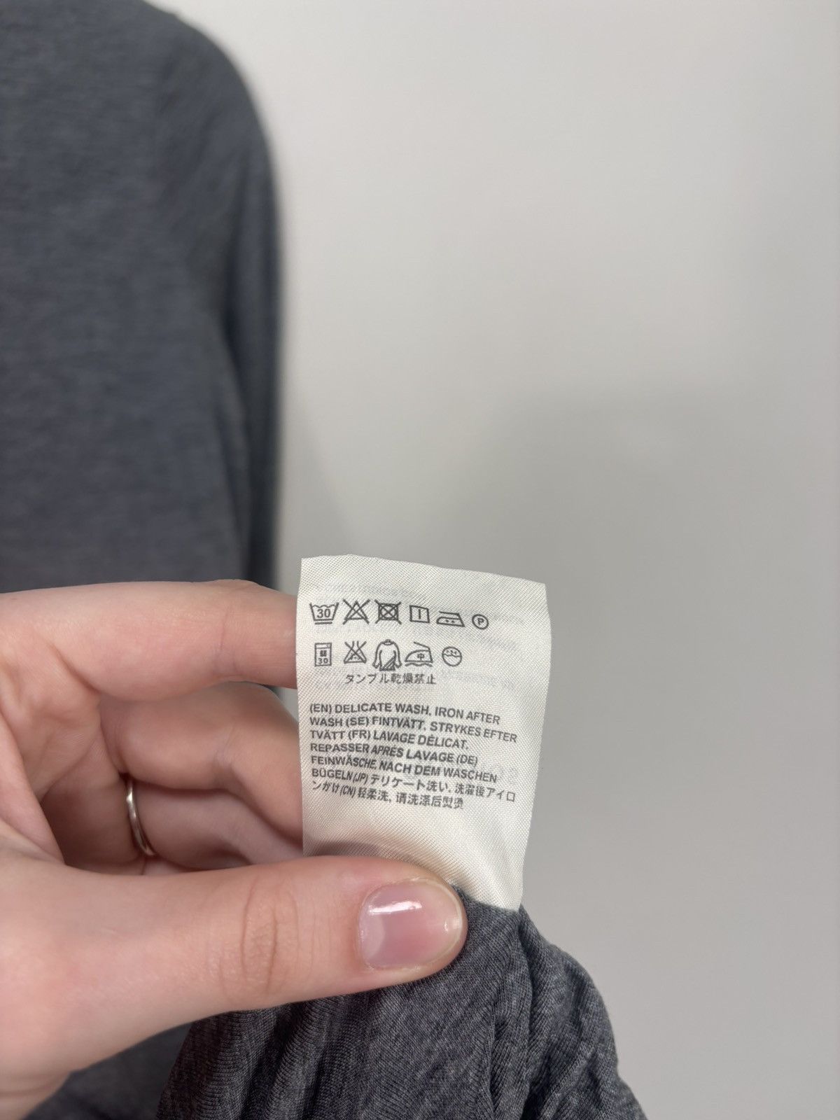 Acne Studios Acne Studios Emilia AW15 Women’s Grey Draped Mini Dress Size XS / US 0-2 / IT 36-38 - 10 Thumbnail