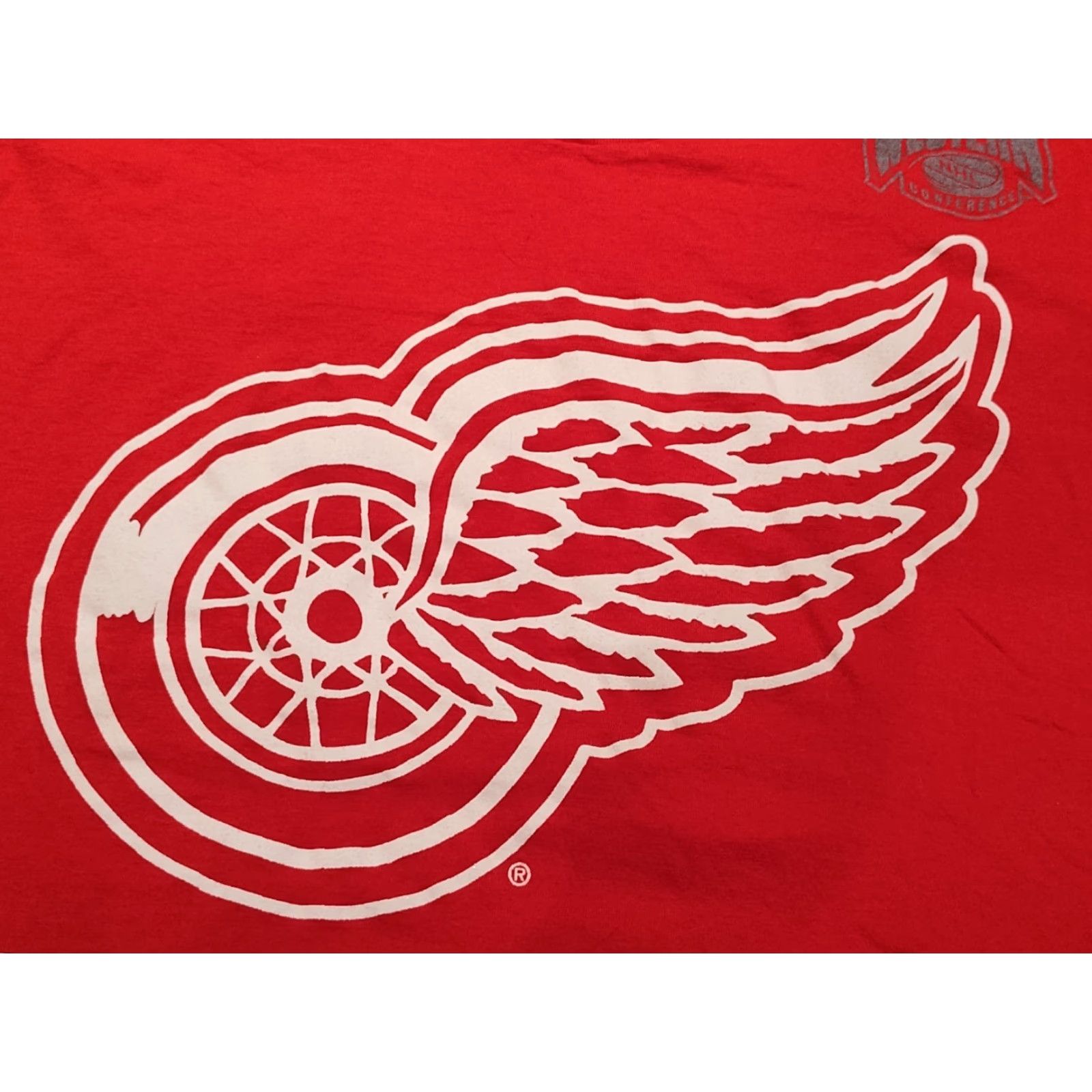 Salem Sportswear VINTAGE Detroit Red Wings T-Shirt Men Large Red USA Made Salem Sportswear Short Sleeve Crew Neck Graphic Print 90s NHL Size US L / EU 52-54 / 3 - 4 Thumbnail