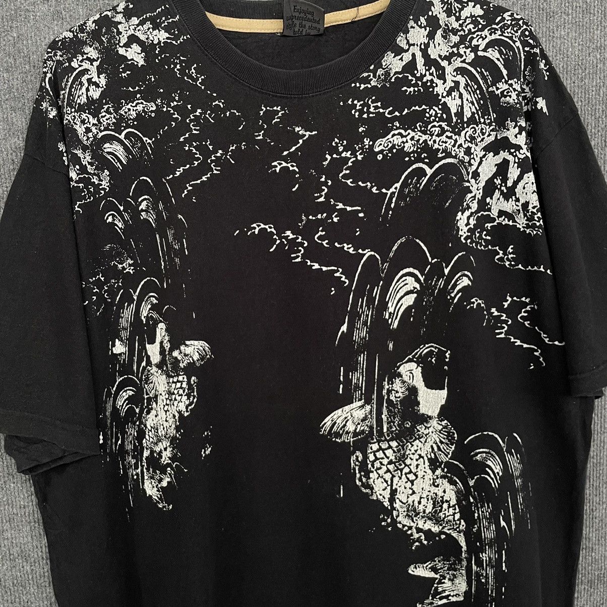 Affliction × Japanese Brand Step Walk Koi Fish Affliction Ed Hardy Karakuri Style Tee Size US XL / EU 56 / 4 - 2 Thumbnail