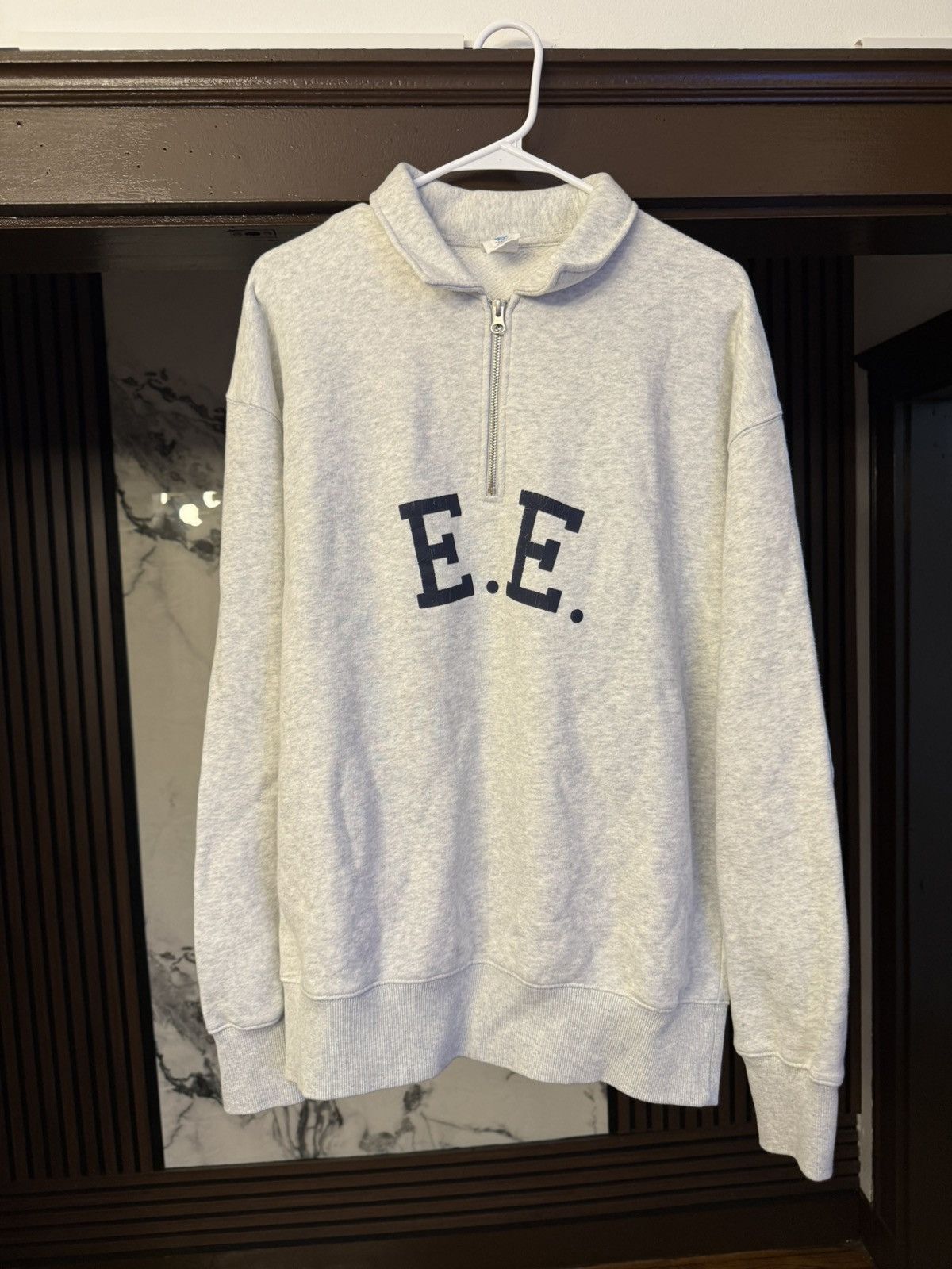 Eric Emanuel Eric Emanuel EE Thermal Black Grey - Long Sleeve Crew 