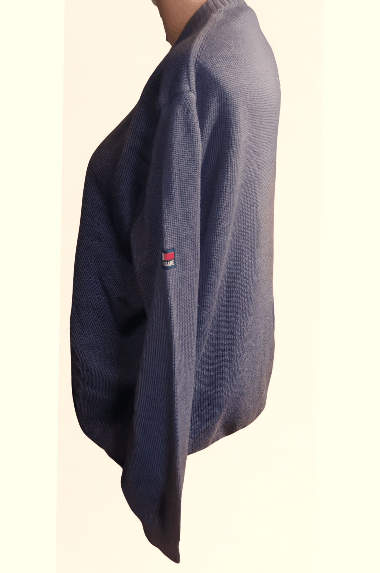 Other VTG Navigare Purple Merino Wool V-Neck Jumper made in Italy Size US XL / EU 56 / 4 - 5 Thumbnail