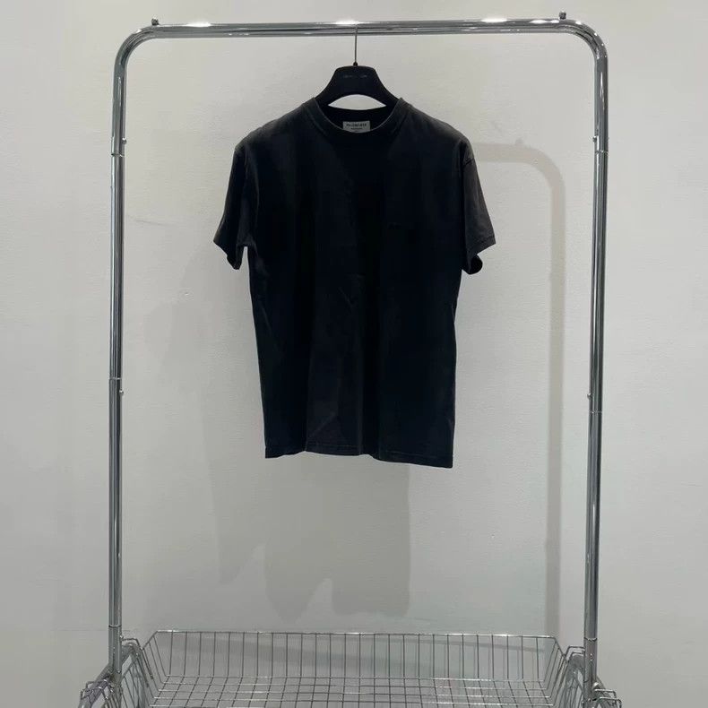 Balenciaga Washed front and back logo short sleeves