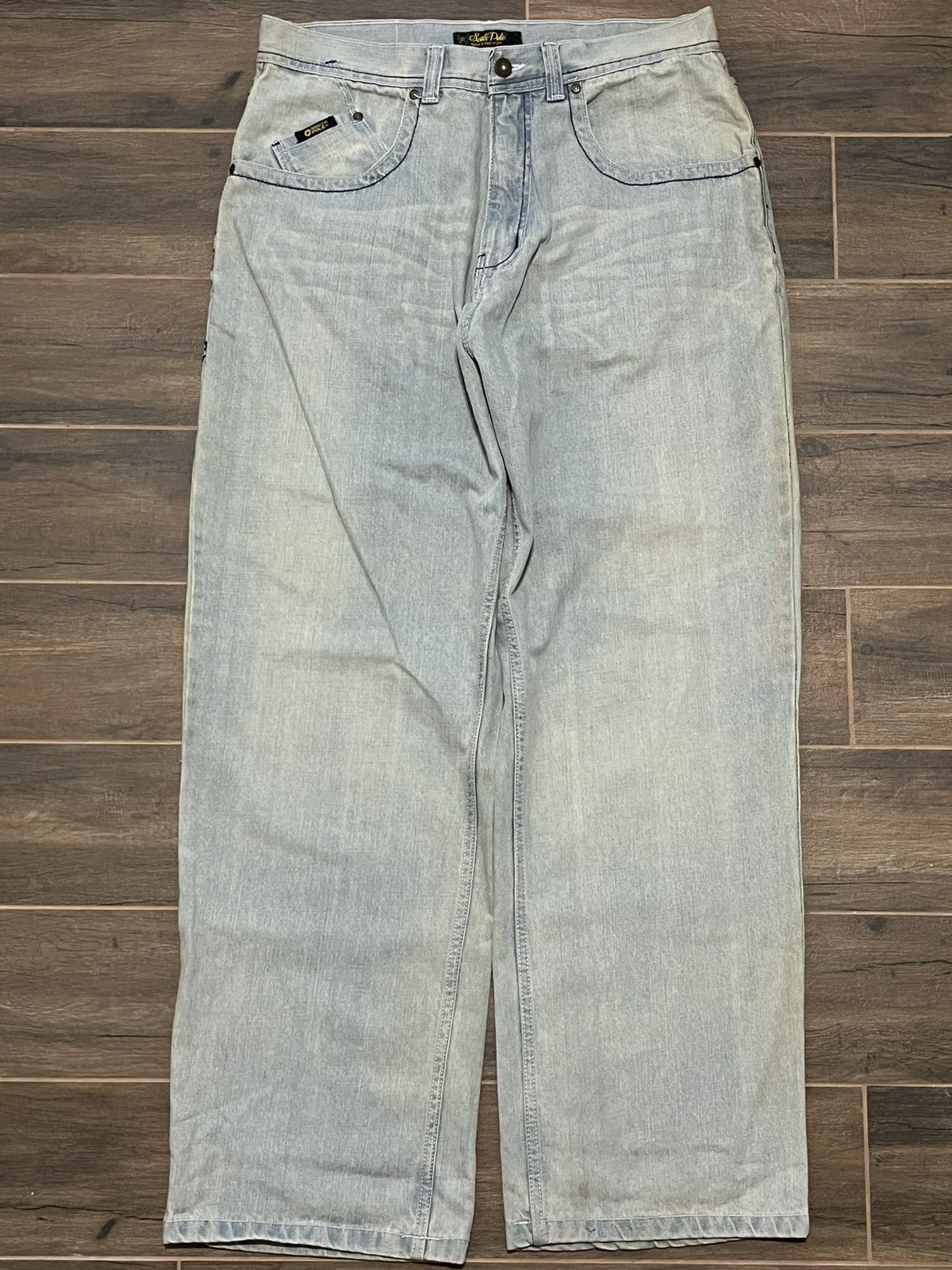 Affliction Rare Crazy Southpole Y2K Jeans Baggy Rap Skate Size US 36 / EU 52 - 5 Thumbnail