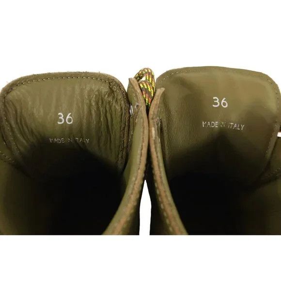Diemme Diemme Leather Anatra Boots 36 6 Womens Olive Green New Size US 6 / IT 36 - 11 Thumbnail