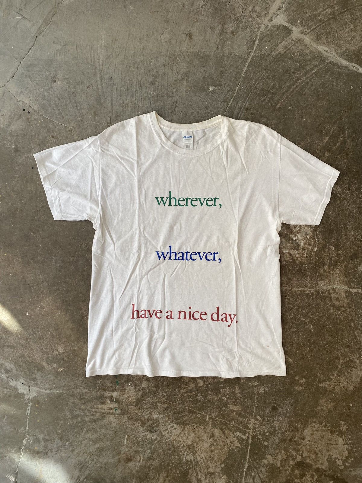 Vintage Wherever Whatever Have A Nice Day Tee Kapital Beams 45rpm Size US L / EU 52-54 / 3 - 1 Thumbnail