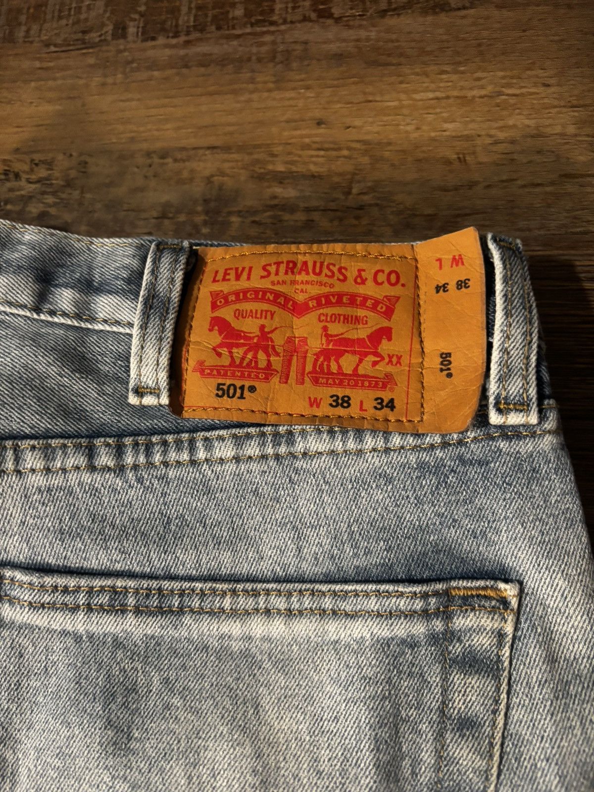 Levi's 501 levi jeans Size US 38 / EU 54 - 3 Thumbnail