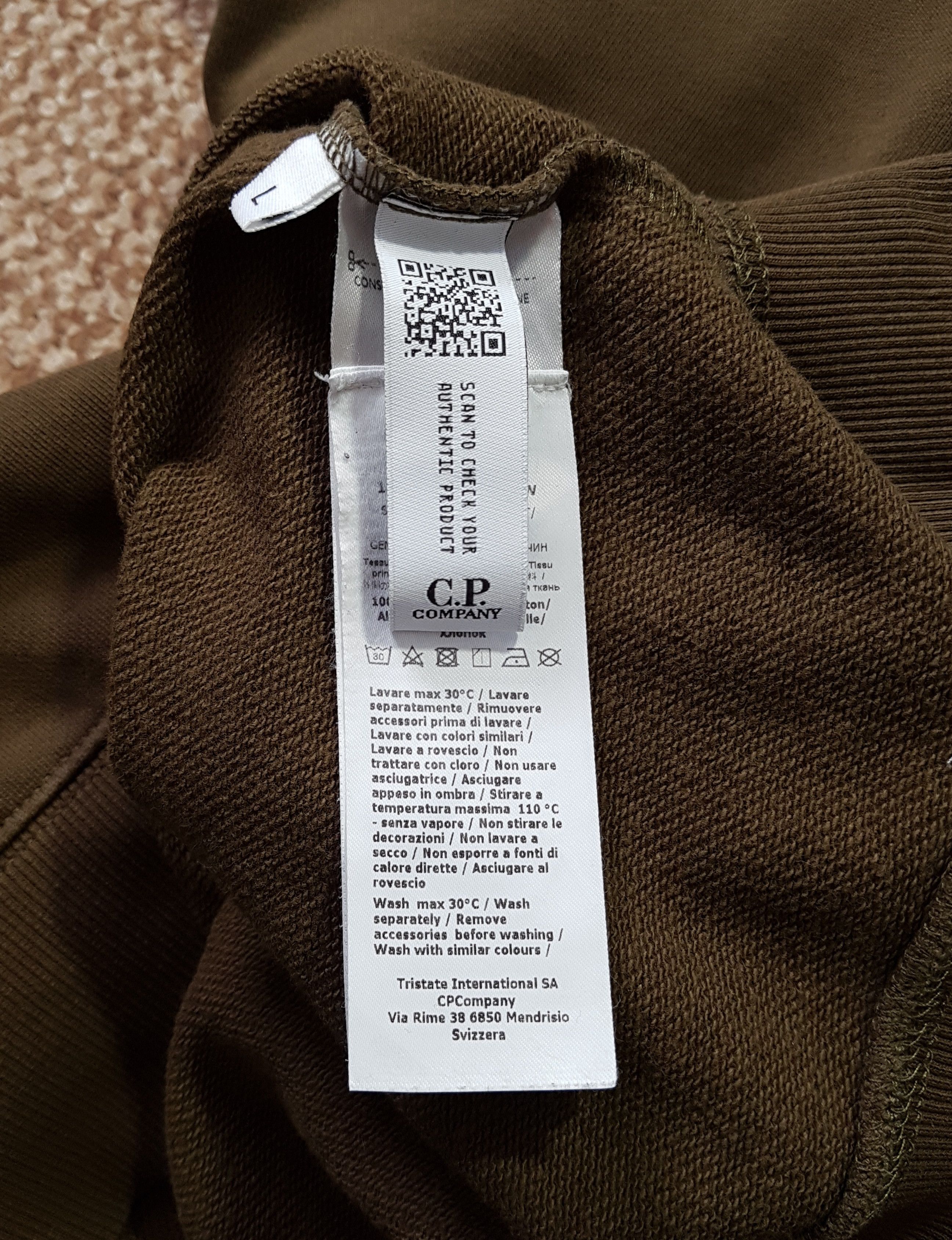 C.P. Company C.P. Company Diagonal Raised Fleece Arm Lens Sweatshirt Size US L / EU 52-54 / 3 - 10 Thumbnail