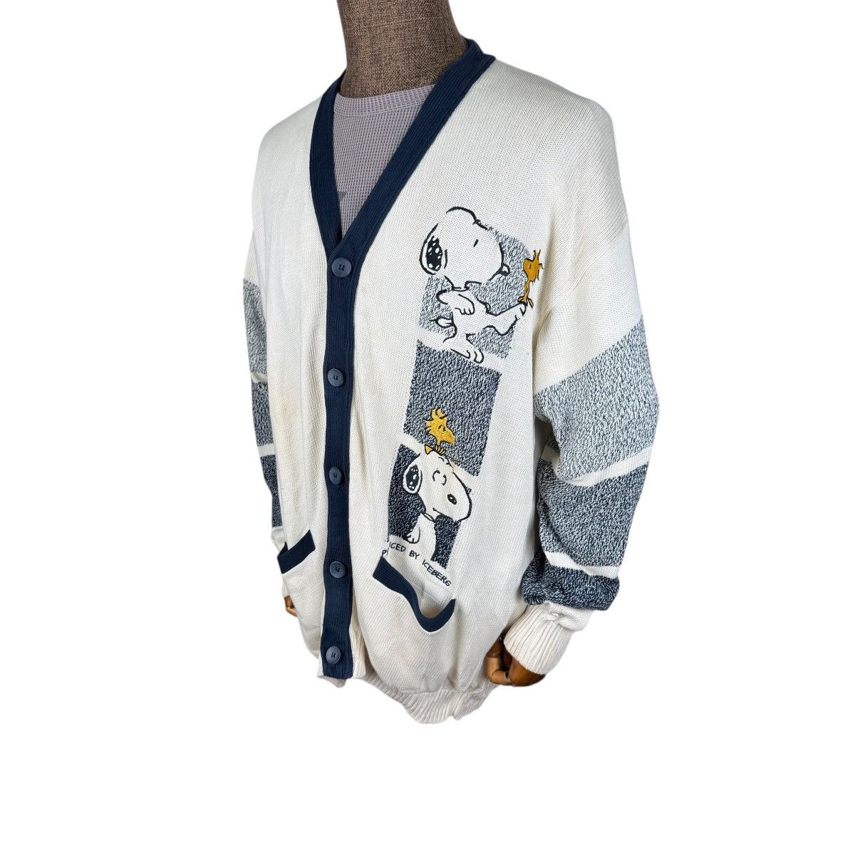 Iceberg ☀️ICEBERG X PEANUTS ITALY KNIT CARDIGAN Size US L / EU 52-54 / 3 - 2 Thumbnail