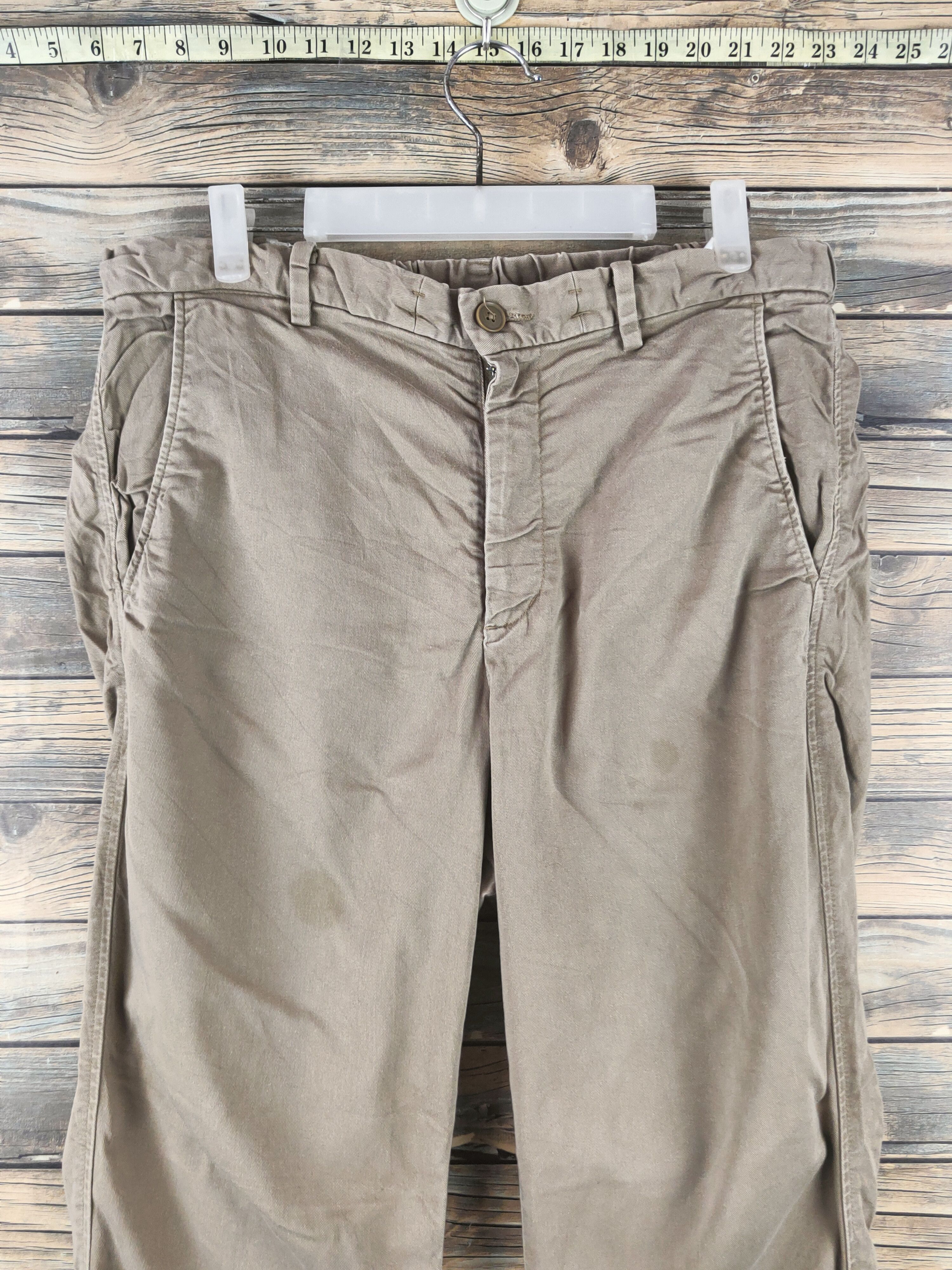 Japanese Brand DL Uniqlo Beige Multipocket Joggers #46-336 Size US 32 / EU 48 - 2 Thumbnail