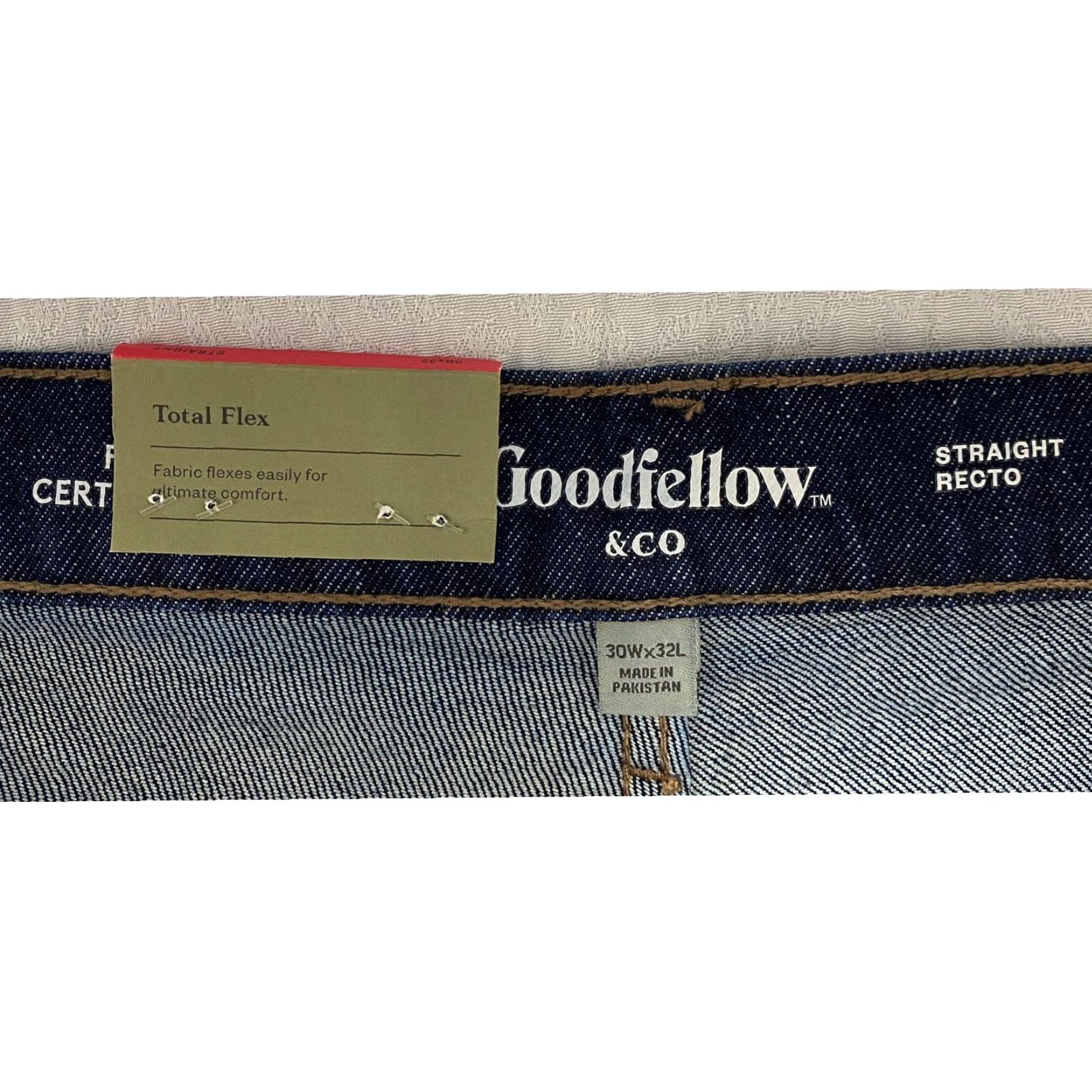Vintage Goodfellow & Co Total Flex Straight Men's Jeans 30×32 Blue Size US 30 / EU 46 - 5 Thumbnail