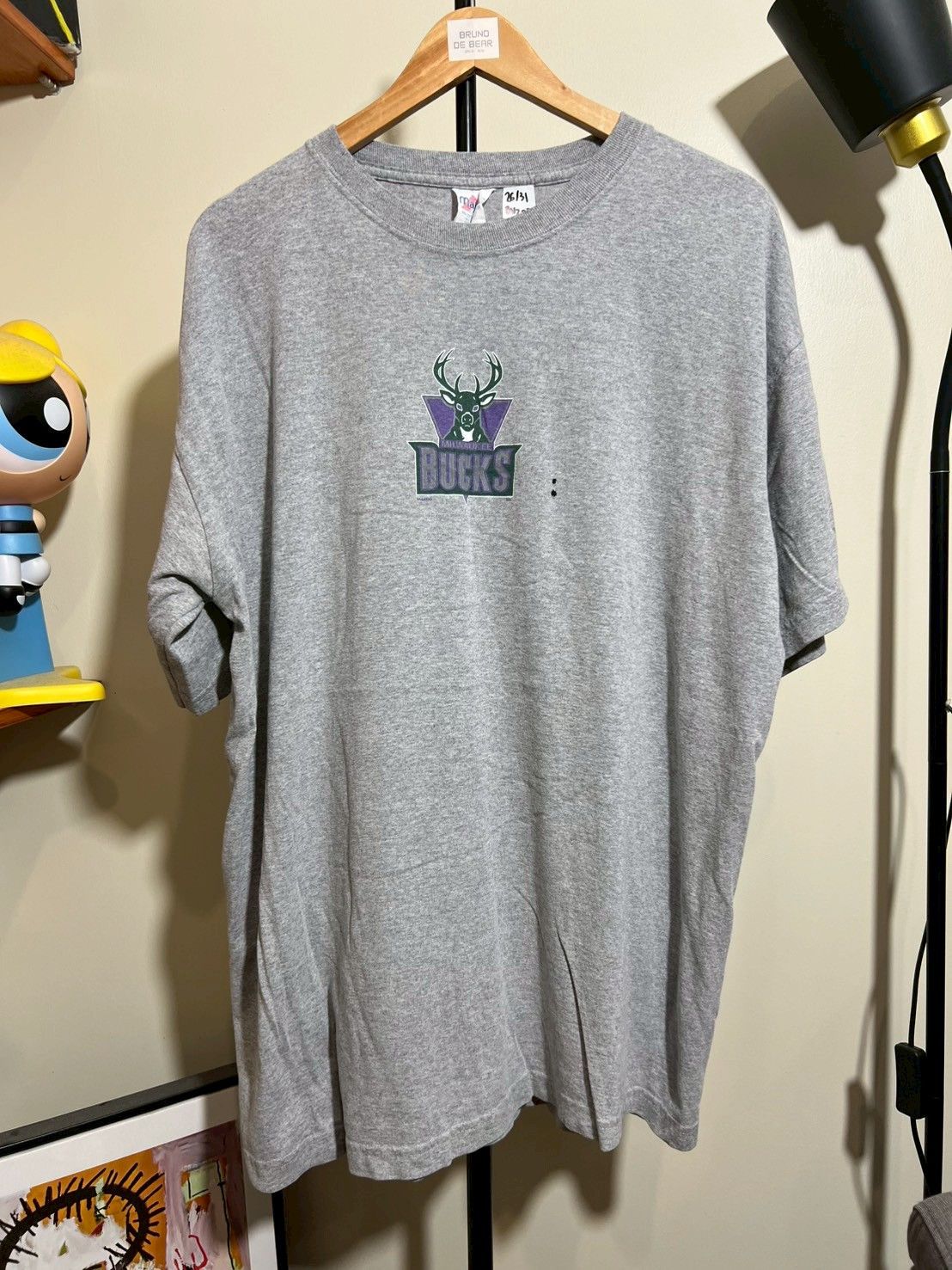 Vintage Vintage MILWAUKEE BUCKS shirt NBA bnz02 Size US XL / EU 56 / 4 - 2 Thumbnail