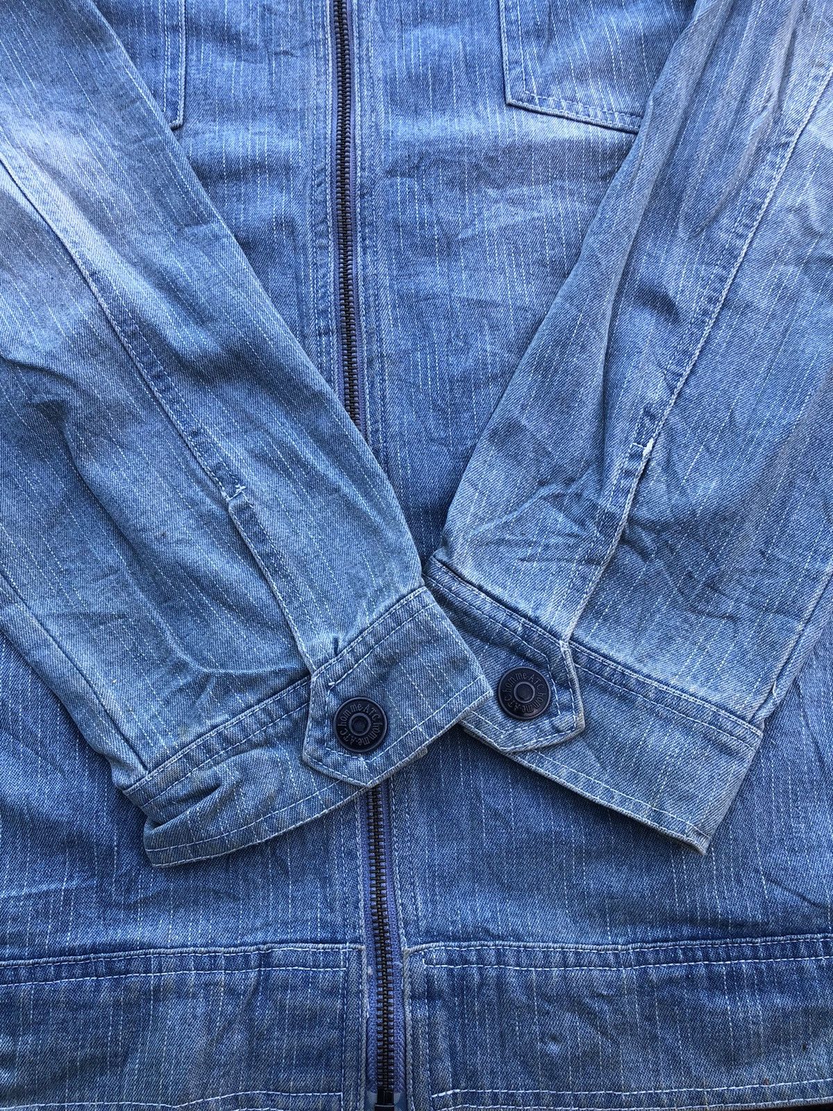 Japanese Brand × Le Grande Bleu (L.G.B.) × Vintage Vintage Mud Wash In The Attic Homme Bondage Denim Jacket Size US XL / EU 56 / 4 - 16 Thumbnail