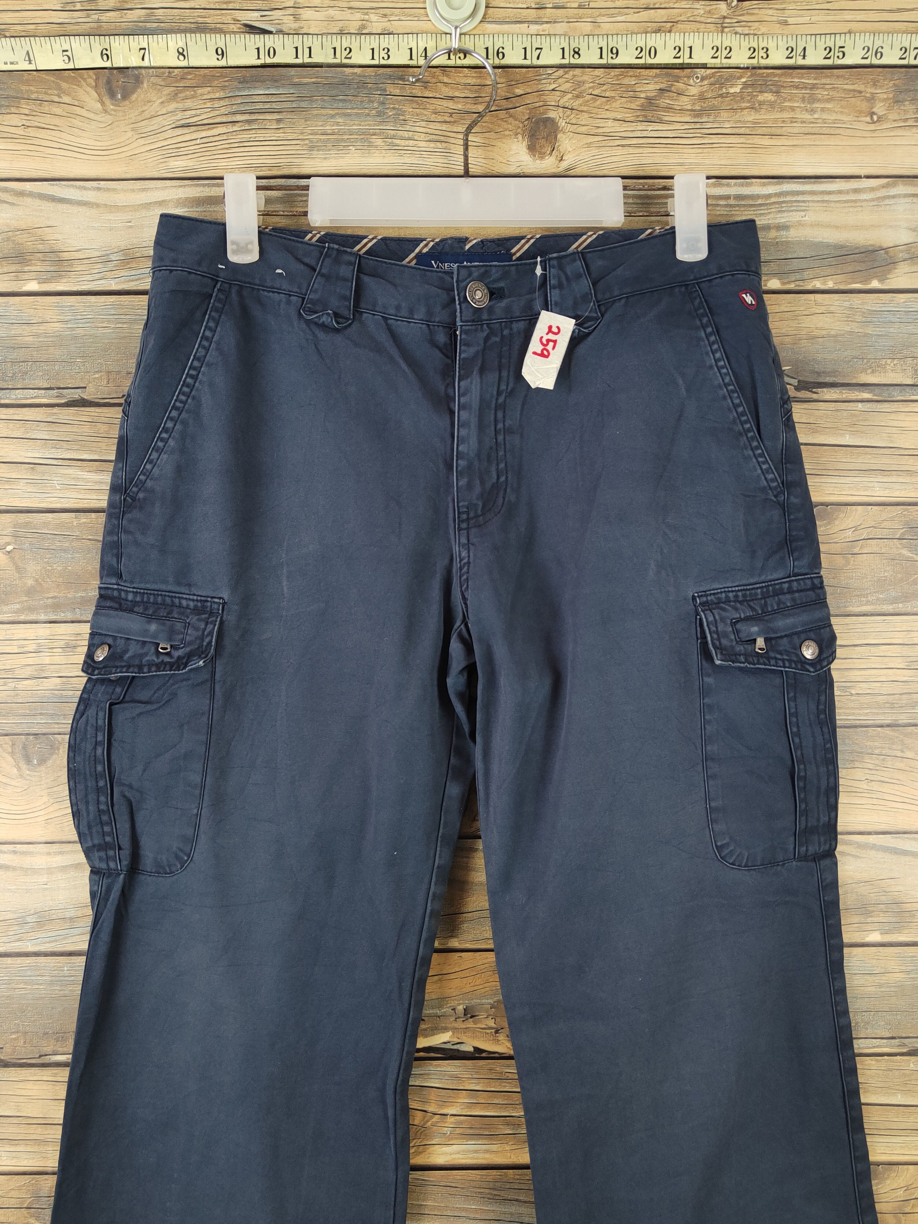 Japanese Brand DLL Vness Avenue Navy Multipocket Tactical Cargo Pants #259 Size 30" / US 8 / IT 44 - 2 Thumbnail