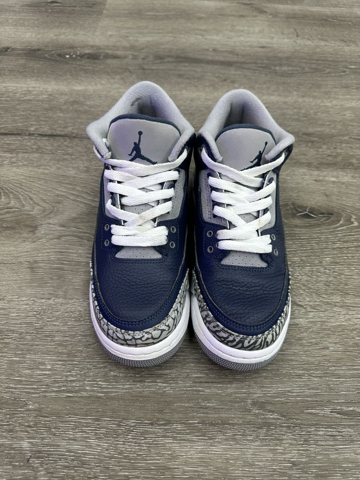 Jordan Brand Air Jordan 3 “Georgetown” (2021) **PRE-OWNED** Size US 6.5 / EU 39-40 - 3 Thumbnail