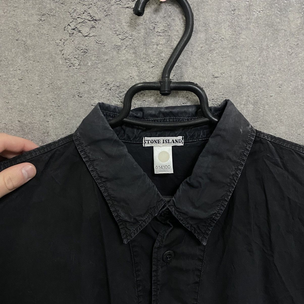 Stone Island Vintage Stone Island Black Shirt Size US L / EU 52-54 / 3 - 6 Thumbnail