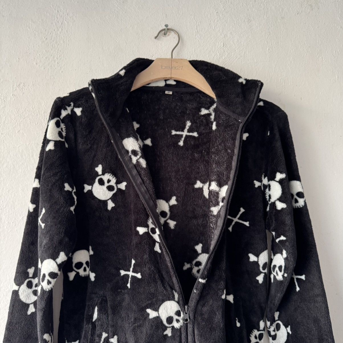 If Six Was Nine 2000s Japanese Brand Skull Fleece Jacket Size US M / EU 48-50 / 2 - 4 Thumbnail
