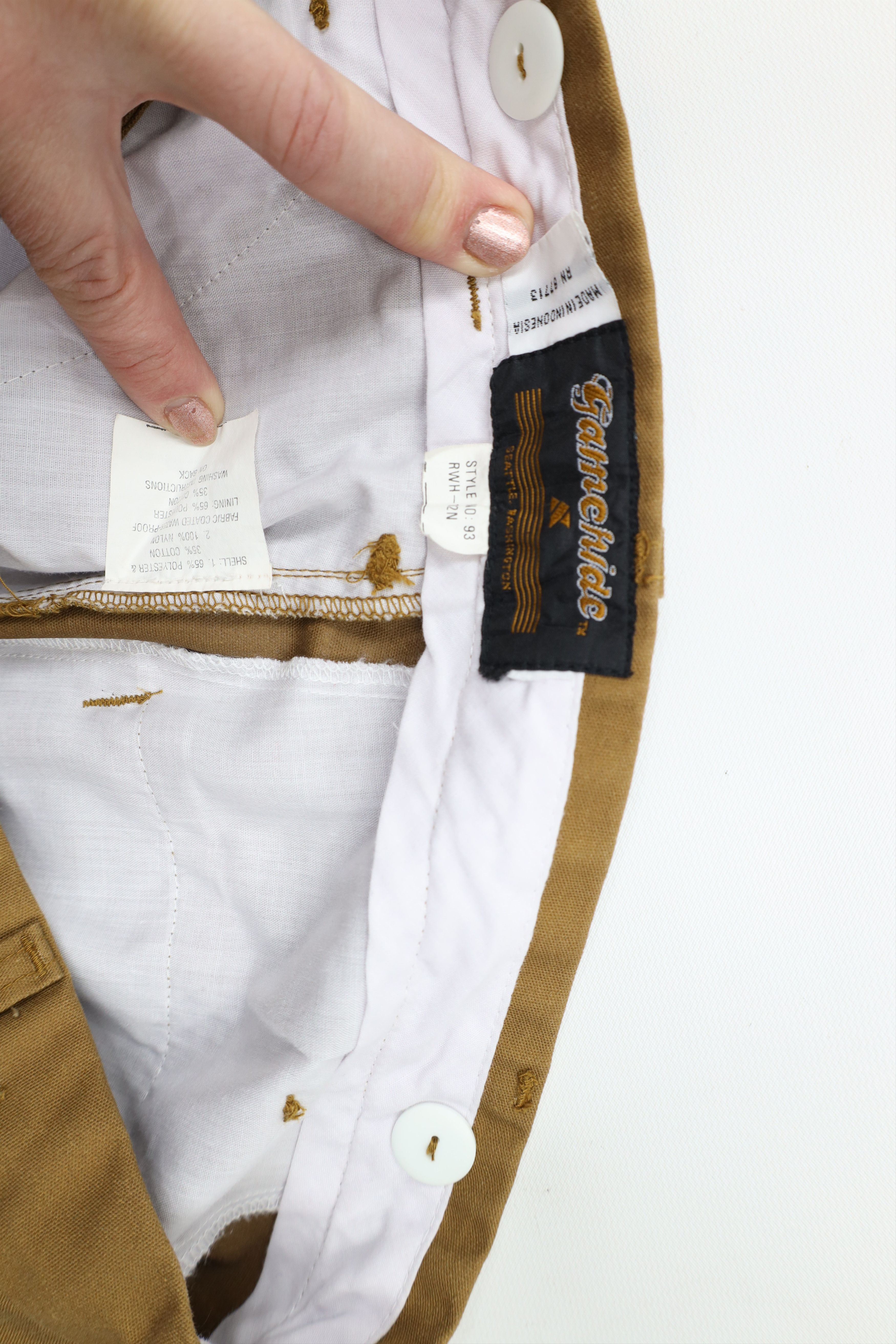 Vintage Vintage 90s Streetwear Hunting Field Brush Pants Brown Size US 32 / EU 48 - 8 Thumbnail